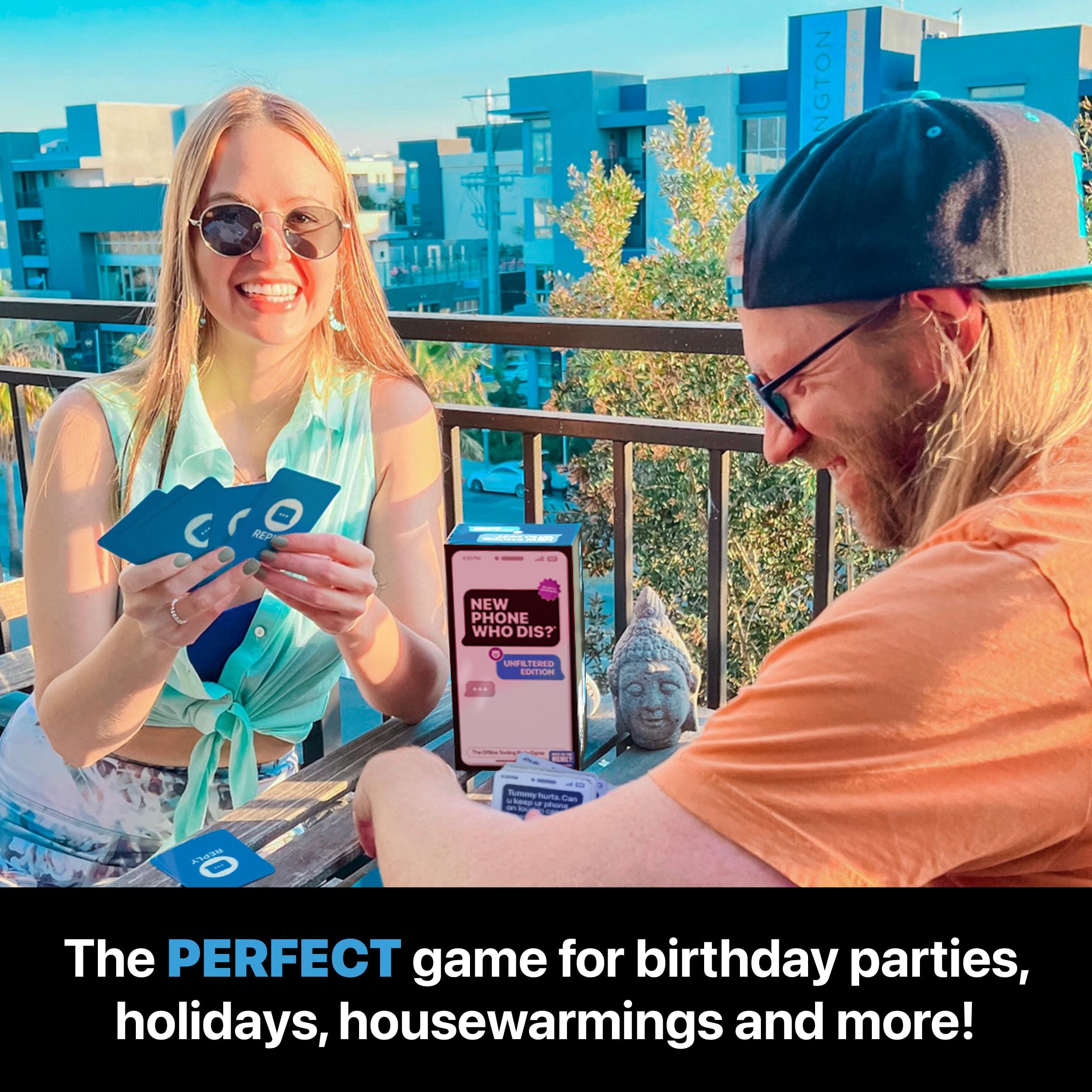 New Phone, Who Dis? by Relatable, The Offline Text Message Party Game, Spicier Edition With New Updated Content, Card Games for Adults, Game Night Games, Includes 100 inbox cards & 300 Reply Cards - Image 4