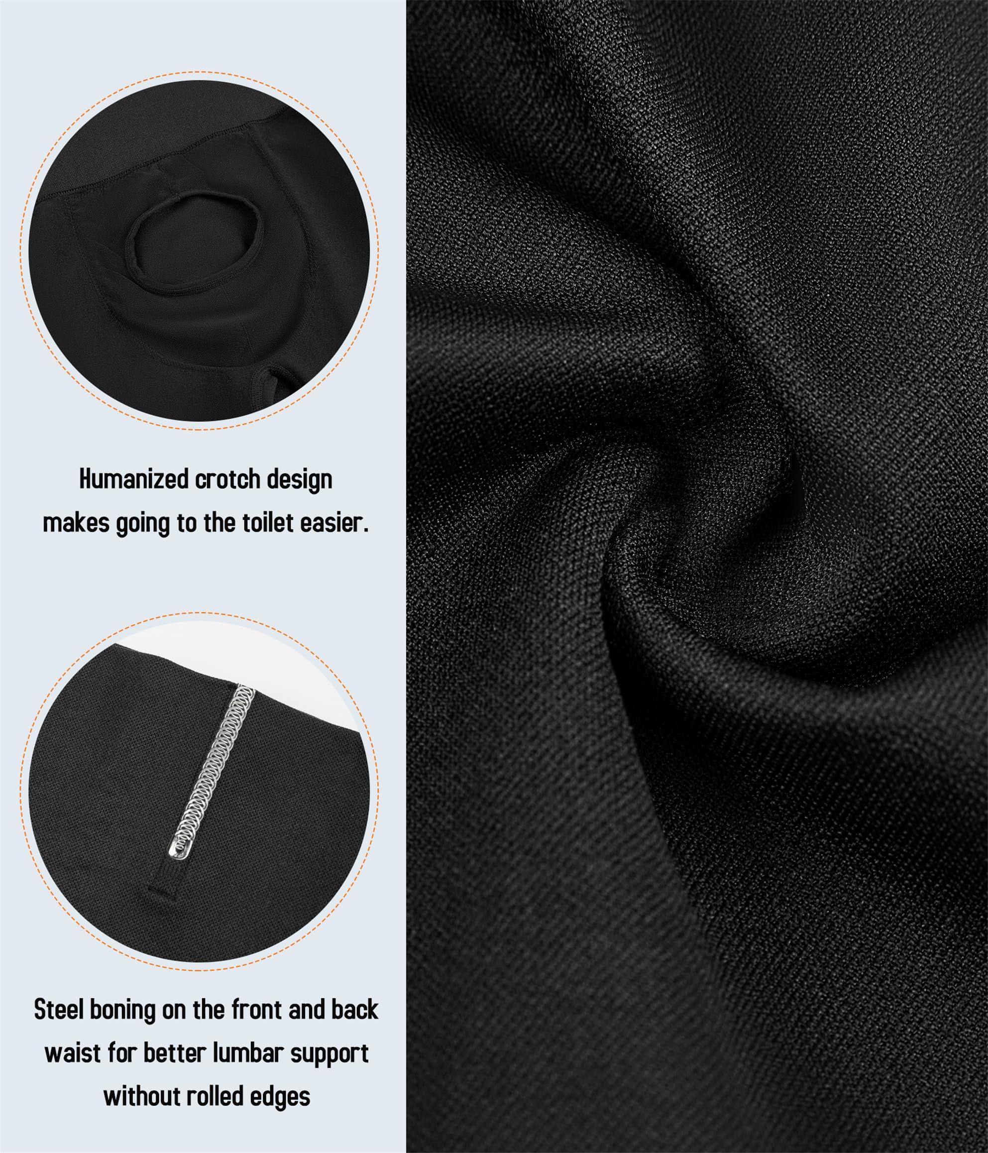 TAILONG Mens Shapewear Tummy Control Underwear Compression Shorts Slimming Body Shaper Leg Boxer Briefs - Image 3