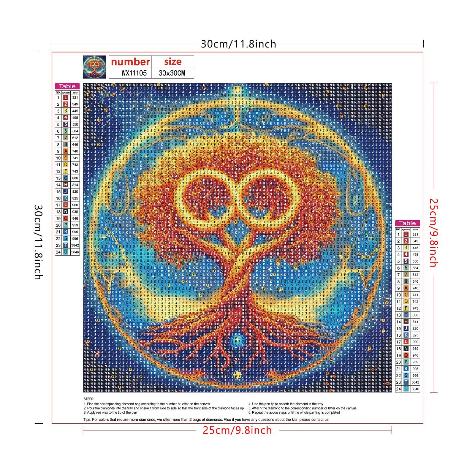 Lxmsja Eternity Tree Diamond Art Kits for Adults, Tree of Life DIY Full Drill Diamond Painting Kits for Beginners, 5D Gem Art Crafts for Adults, Home Wall Decor 12x12 inch - Image 6