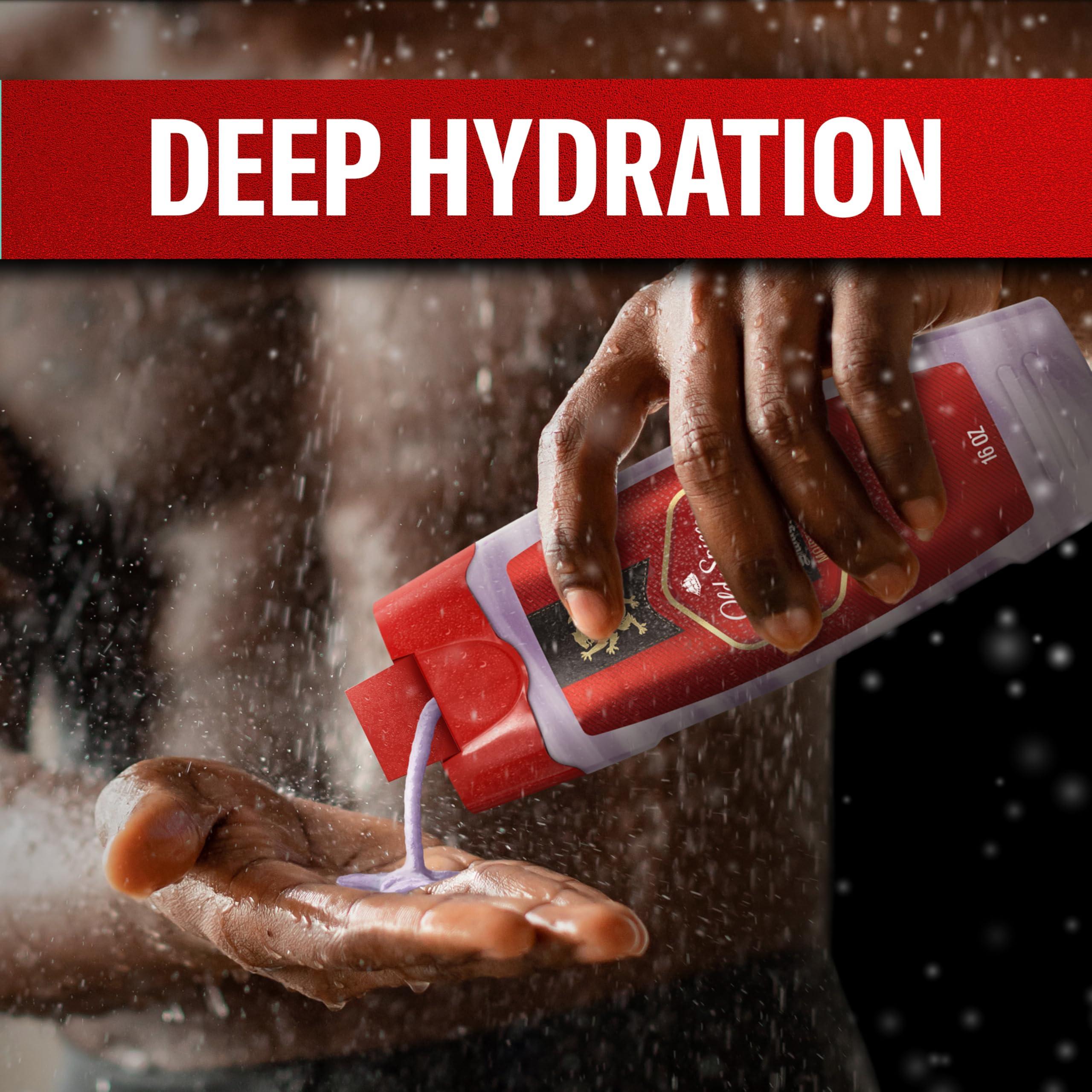 Old Spice Moisturizing Body Wash for Men, Hydro Wash, 2-in-1 Long Lasting Scent & Deep Hydration, 24/7 Shower Fresh, Smoother Swagger Scent, 16 oz (Pack of 4) - Image 3
