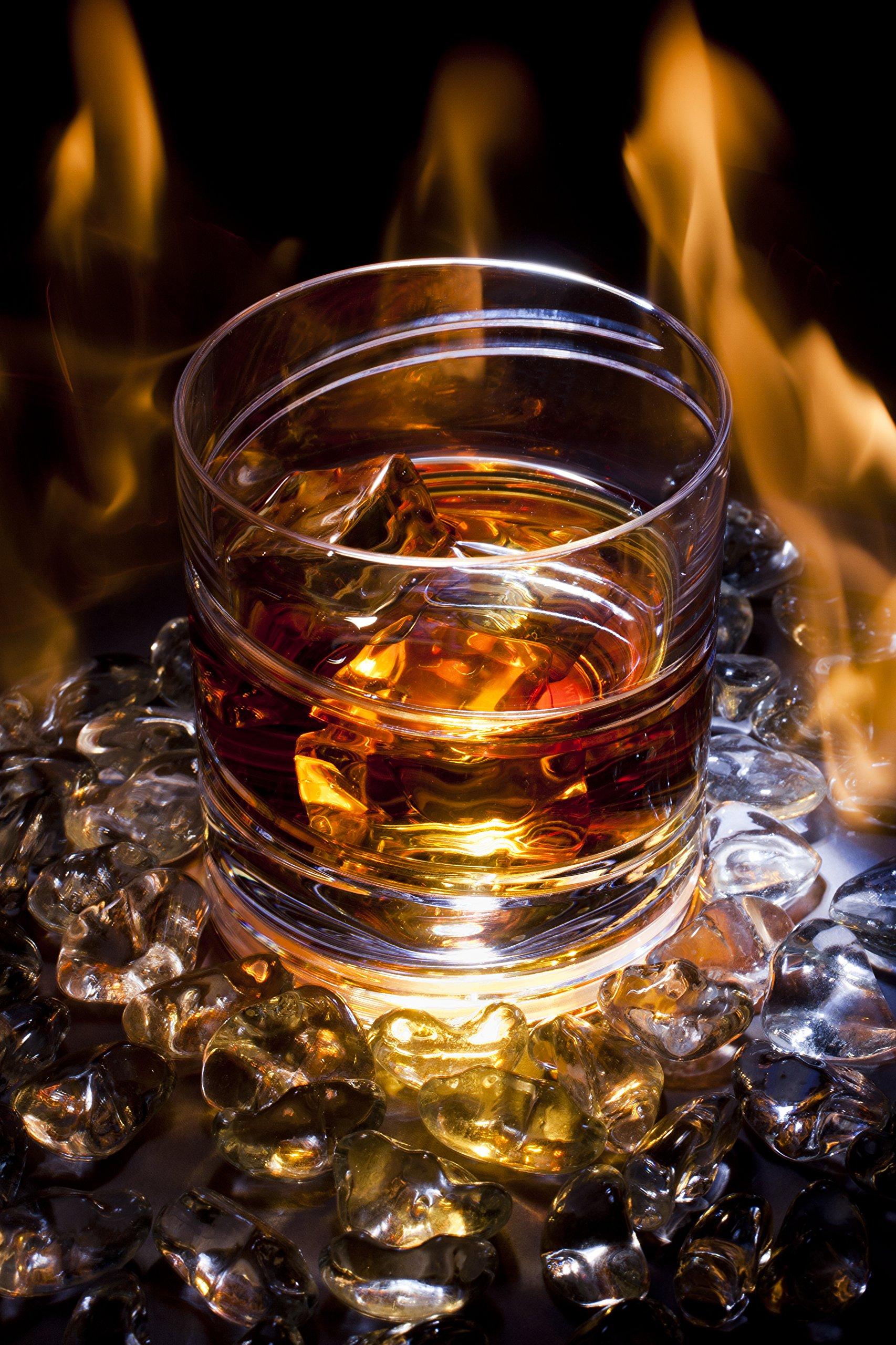 Shtox Rotating Glass (Art 002) Spinning Whiskey Glass for Any Occasions - Unique and Old Fashioned Barware Tumbler Crystal Whiskey Glasses, Spin Glasses for Scotch, Bourbon, Cocktail 320ml - Image 5