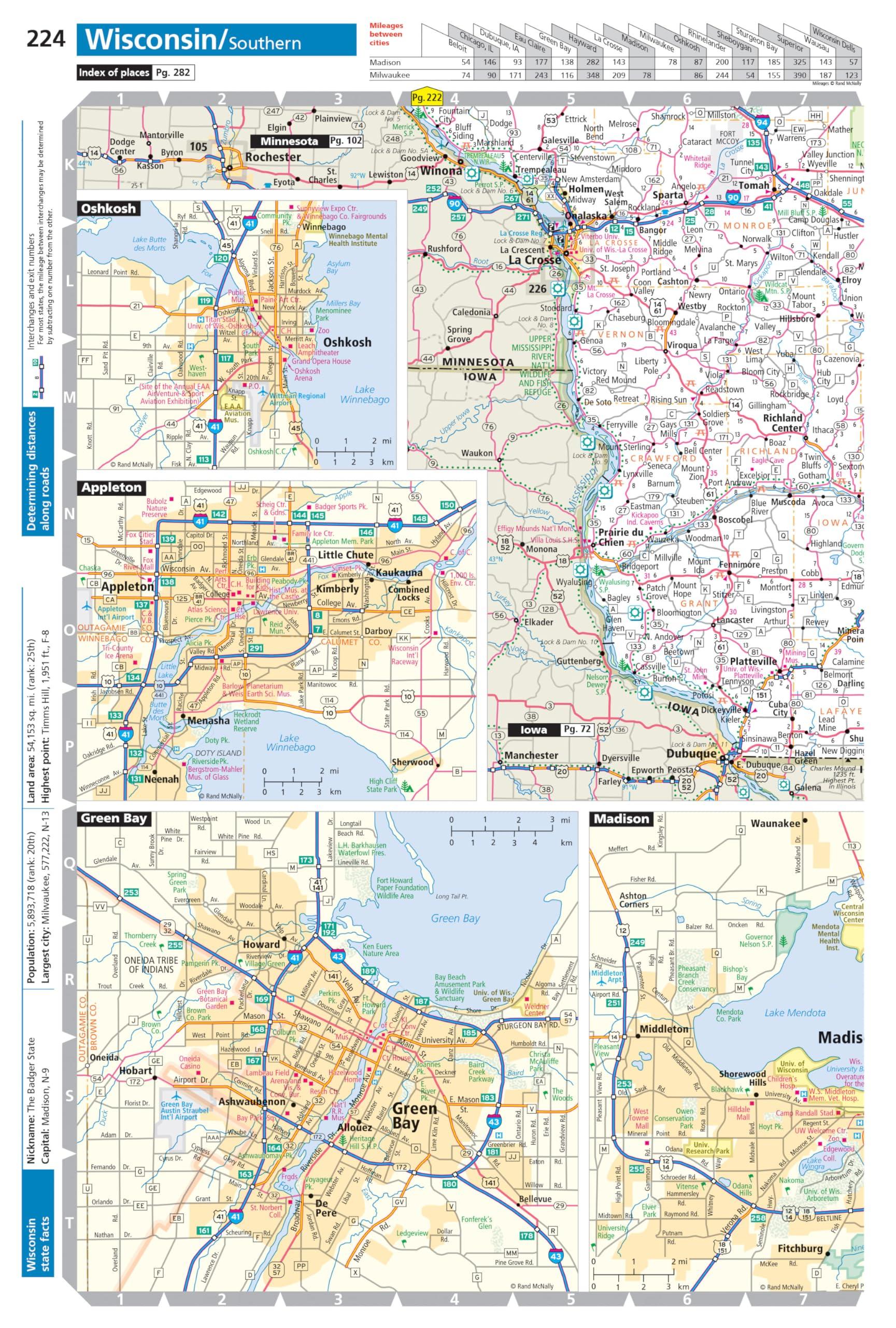 Rand McNally Road Atlas Large Scale 2025: United States, Canada, Mexico (Rand McNally Large Scale Road Atlas USA) - Image 10