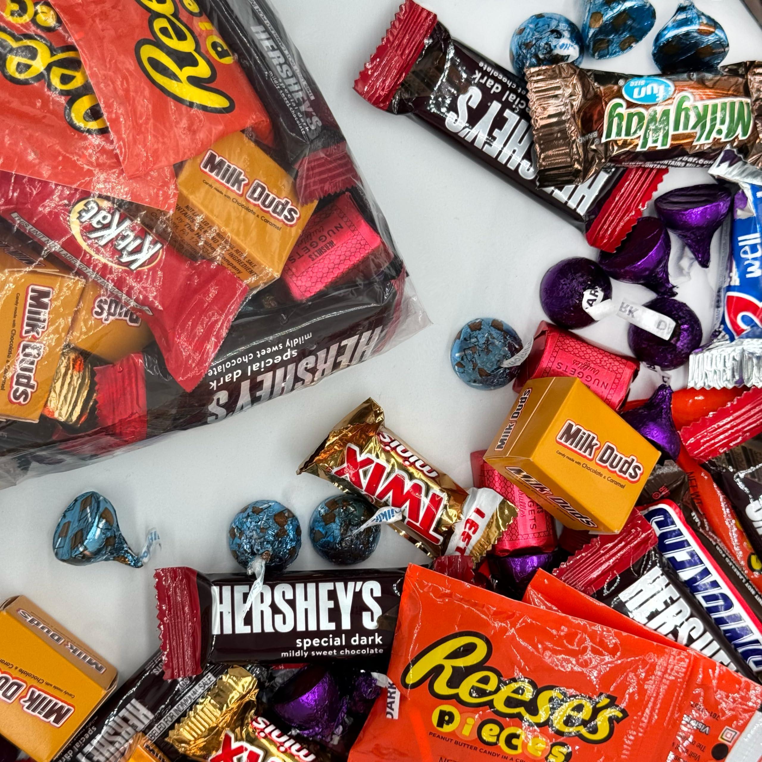 Bulk Chocolate Assortment Variety Pack - Chocolate Candy Variety Pack - 5 lb Bag of Mixed Bulk Chocolate, Milk Chocolate, Dark Chocolate, Bars and more! Bulk Candy Mix for Candy Bags - Candy - Chocolate (5 LBS) - Image 2