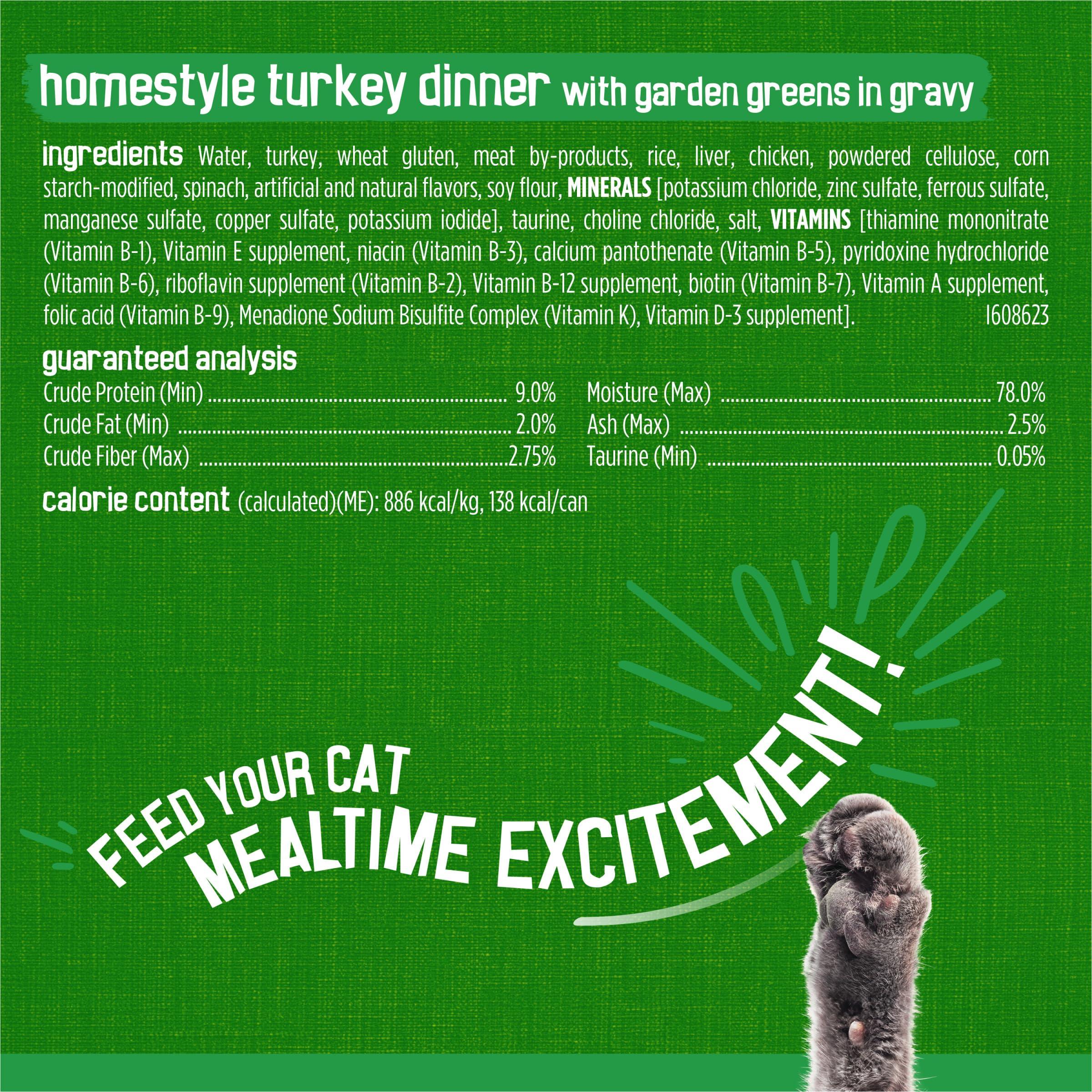 Purina Friskies Indoor Cat Food 24ct VP - (Chicken and Turkey Casserole, Saucy Seafood Bake, Homestyle Turkey Dinner) - (Pack of 24) 5.5 oz. Cans - Image 8