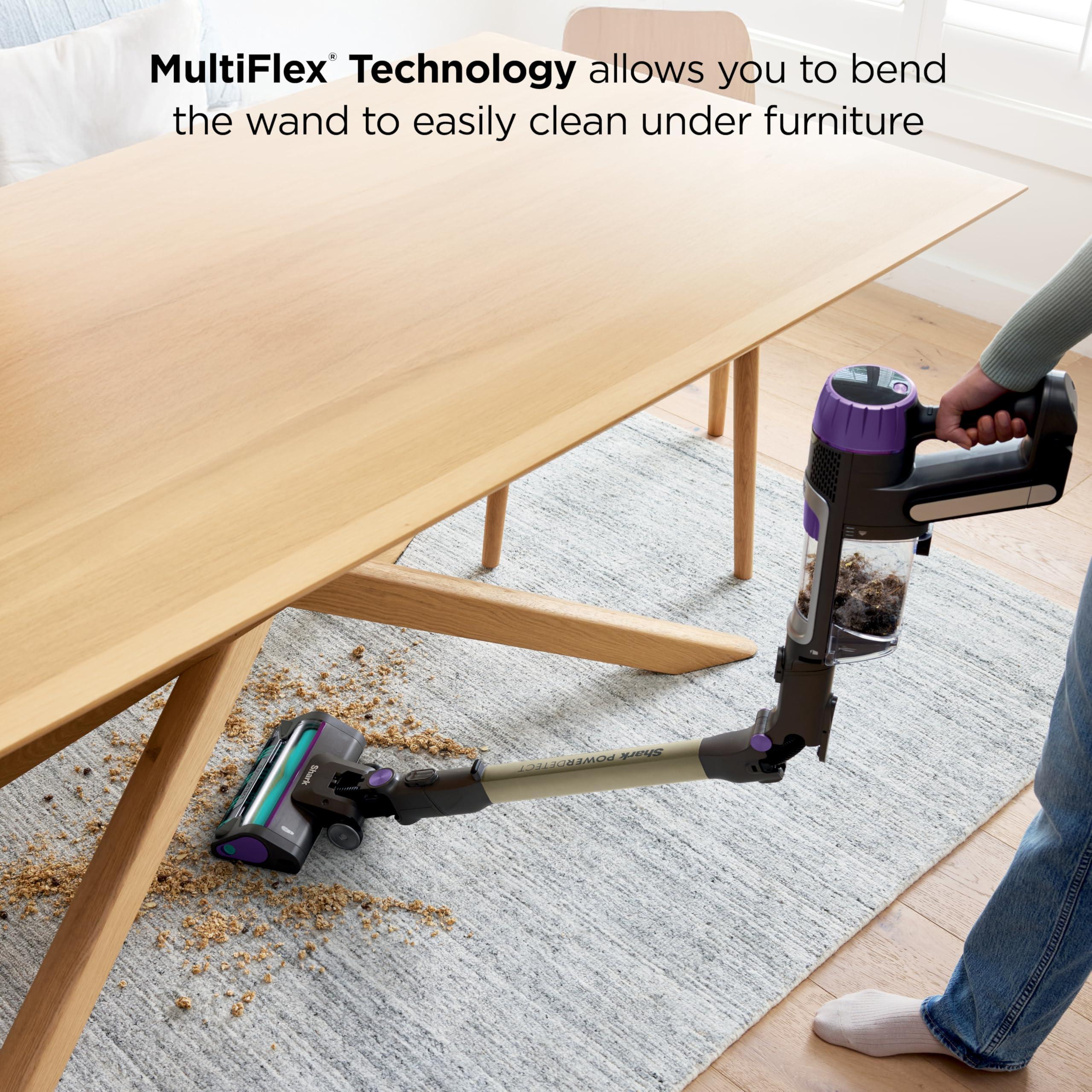 Shark Cordless Vacuum Cleaner with HEPA Filter, PowerDetect Clean & Empty, Powerful Suction, Auto-Empty System, Pet Hair Pickup, Carpets & Hardfloor, Dark Gray, IP3251 - Image 8
