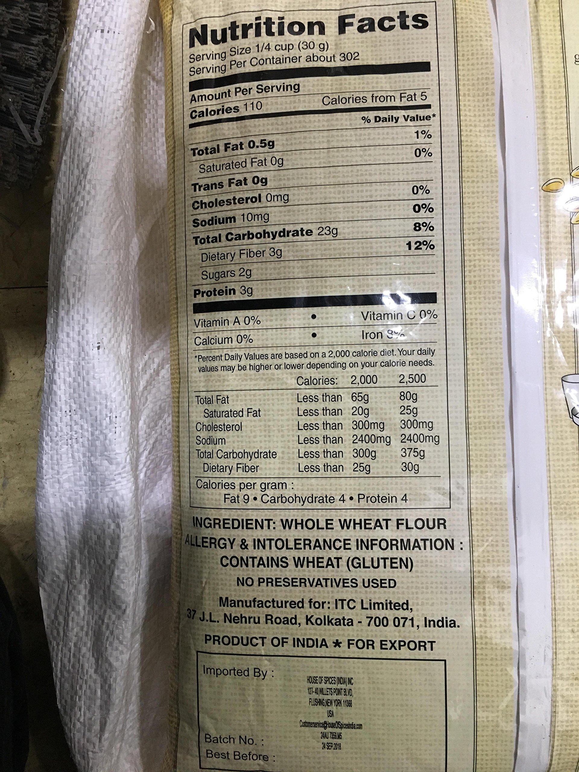AASHIRVAAD WHOLE WHEAT FLOUR 20 LB - Image 3