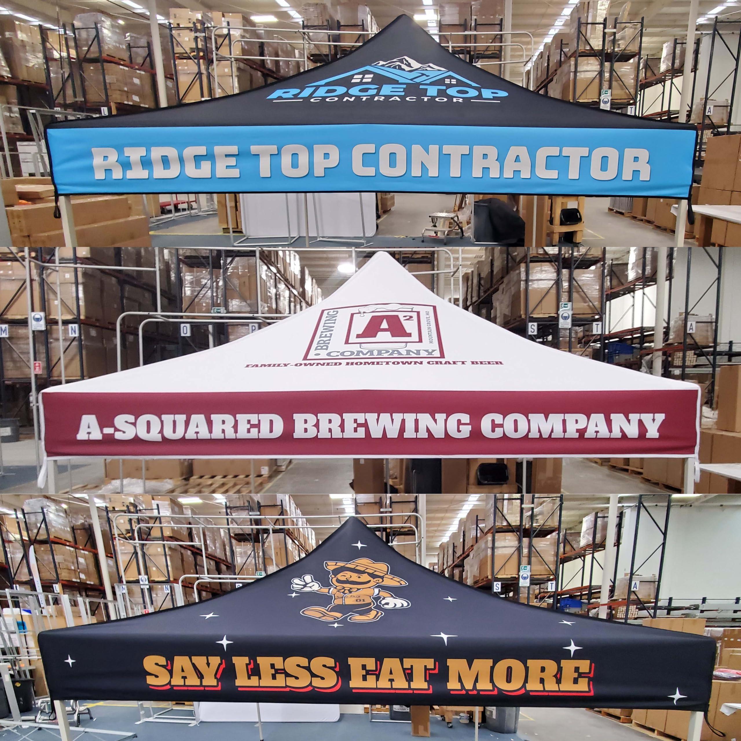 Custom Canopy with Logo by DOT4DOT for 10x10 Pop Up Tent Personalized Customizable Heavy Duty for Events - Image 7