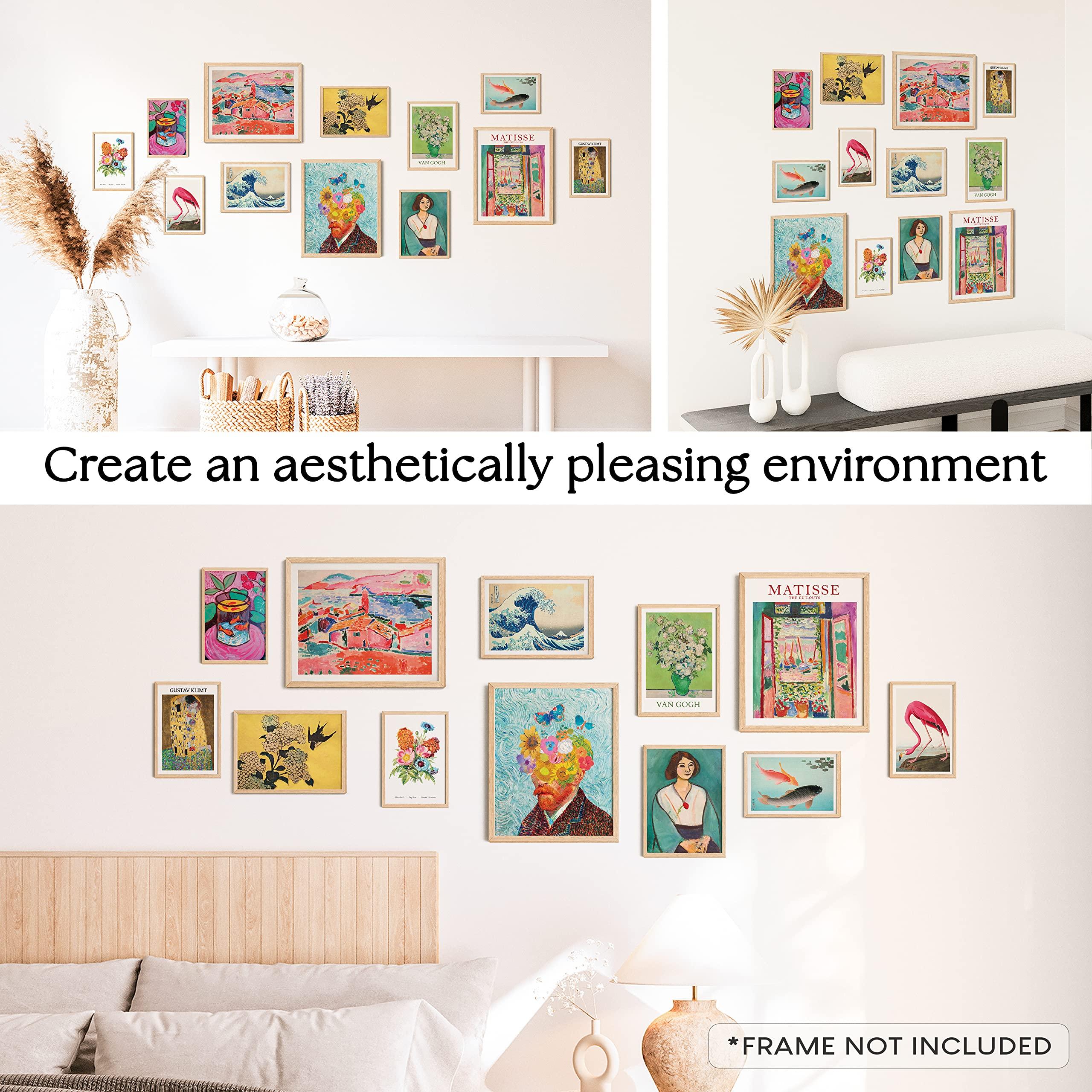 97 Decor Colorful Eclectic Decor - Eclectic Wall Art Posters, Funky Gallery Wall Art Prints for Home Bedroom, Maximalist Decorations Famous Artist Painting Pictures (UNFRAMED) - Image 6