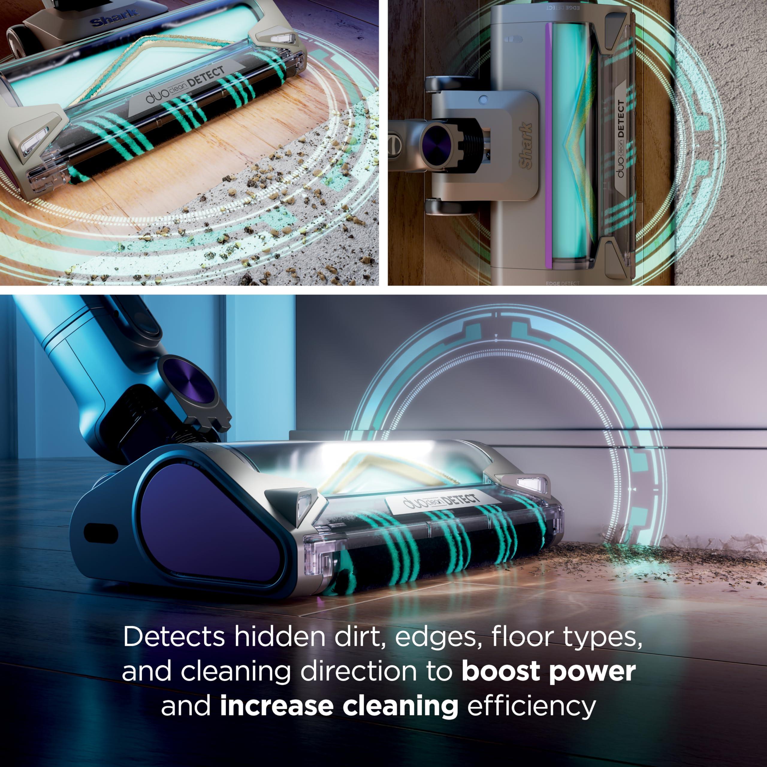 Shark Cordless Vacuum Cleaner with HEPA Filter, PowerDetect Clean & Empty, Powerful Suction, Auto-Empty System, Pet Hair Pickup, Carpets & Hardfloor, Dark Gray, IP3251 - Image 5