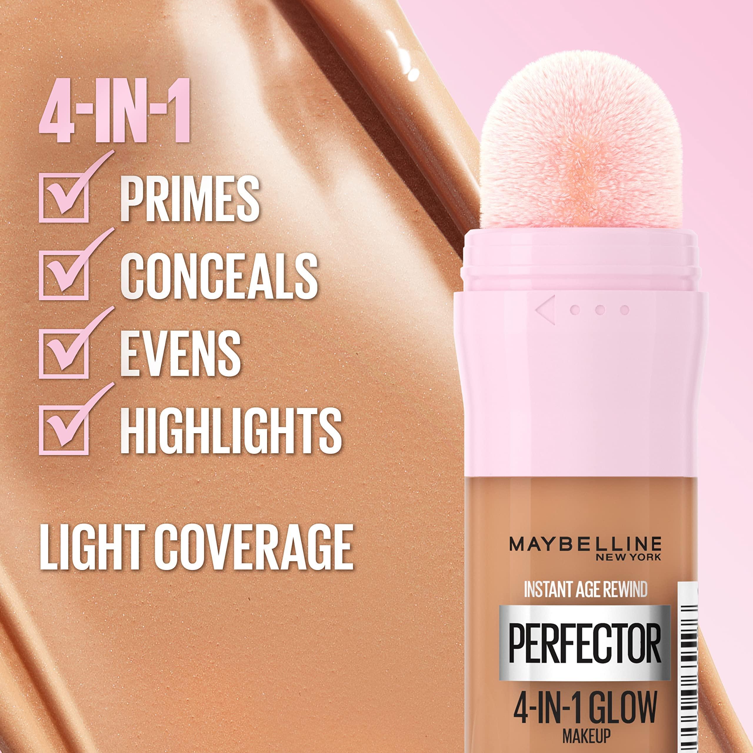 Maybelline New York Instant Age Rewind Instant Perfector 4-In-1 Glow Makeup, Light/Medium - Image 5