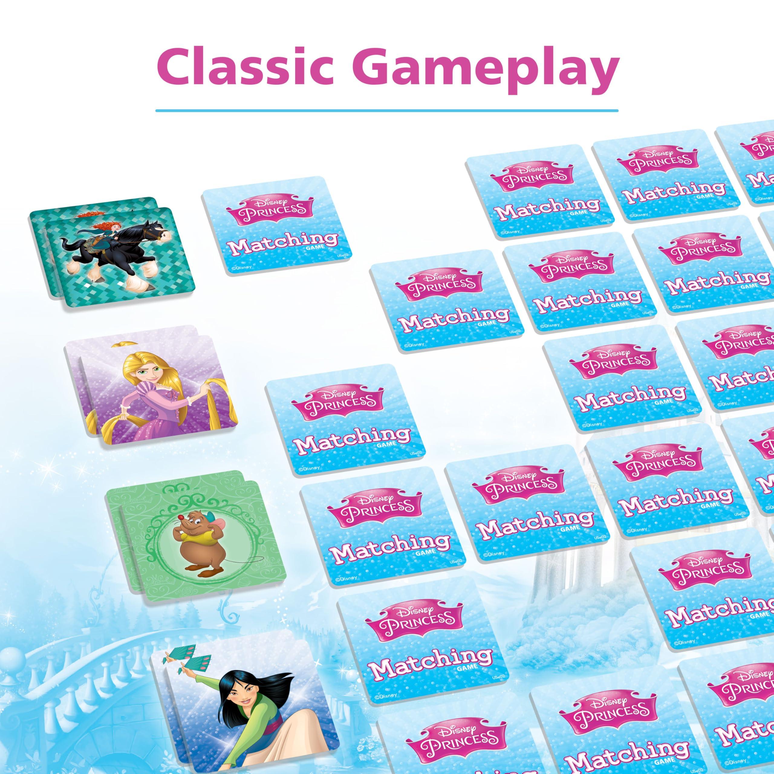 Wonder Forge Disney Princess Matching Game – Fun Memory Game for Kids Ages 3 and Up – Toddler Learning Toy Featuring Belle, Ariel, and Elsa and more Disney Princesses - Packaging May Vary - Image 5