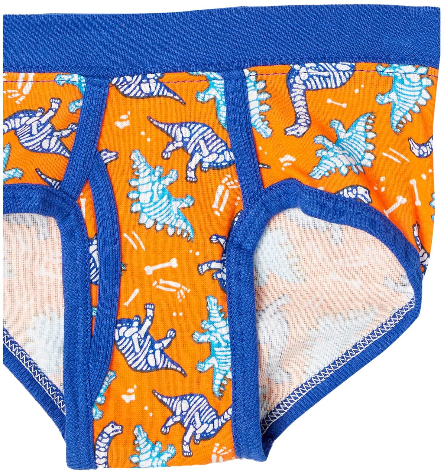 Hanes Toddler Boys' Briefs Pack, Dinosaur Printed Cotton Underwear, 10-Pack - Image 2