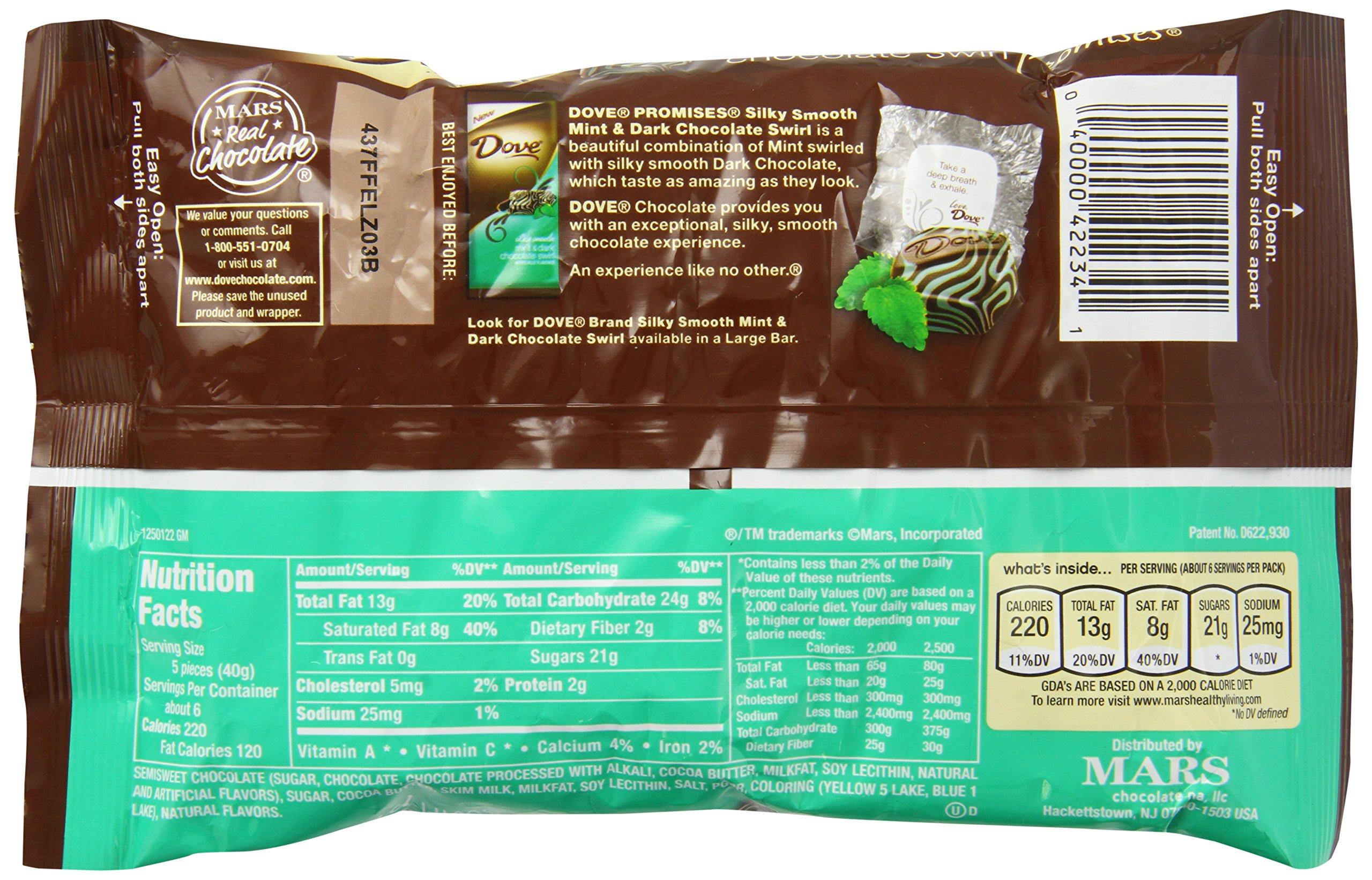 Dove Dark Chocolate Mint Swirl Promises Bag, 8.5 Ounce - Image 2