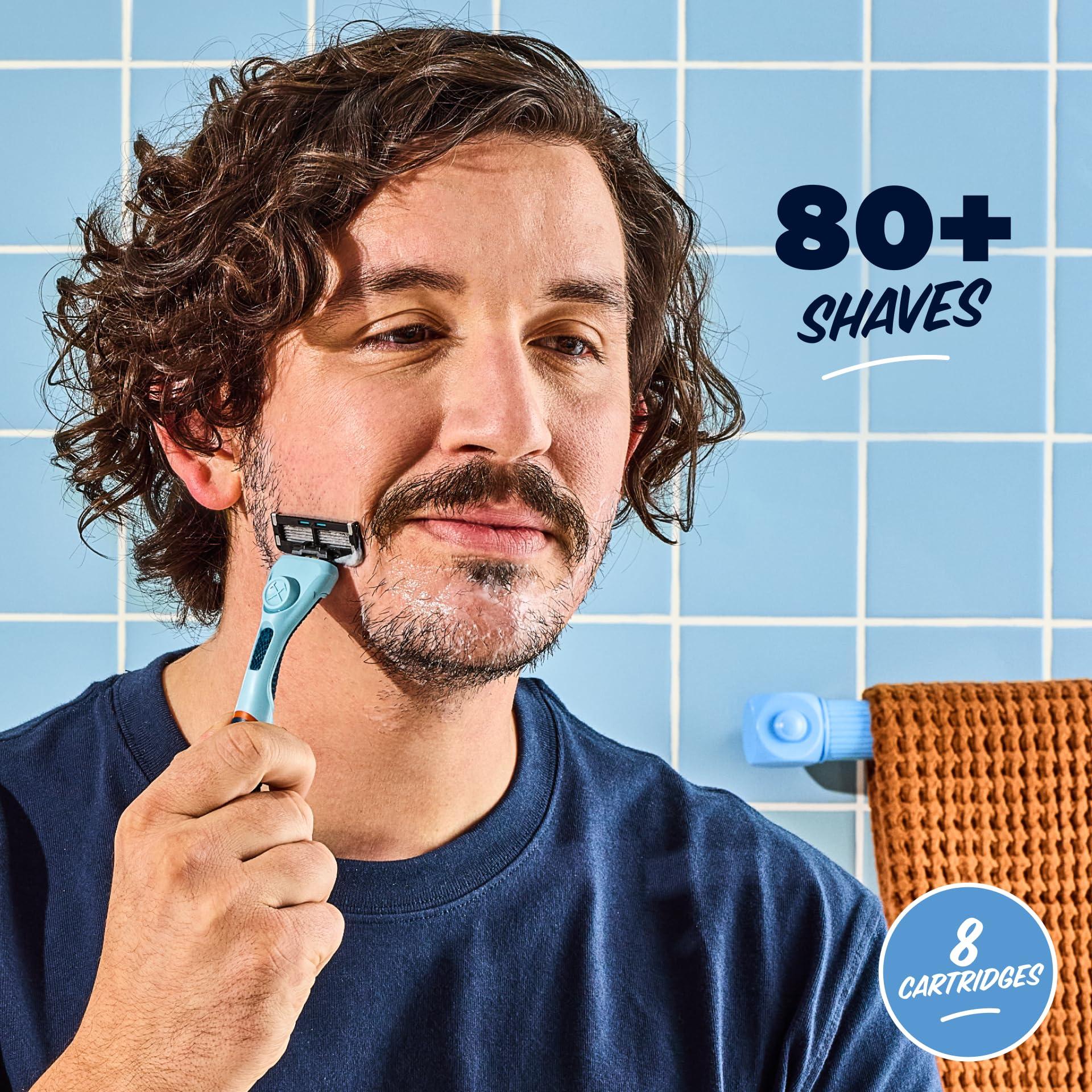 Dollar Shave Club | 6 Blade Razor Refills (8 Pack) | 6 Stainless Steel Blades for a Close & Comfortable Shave - Image 3