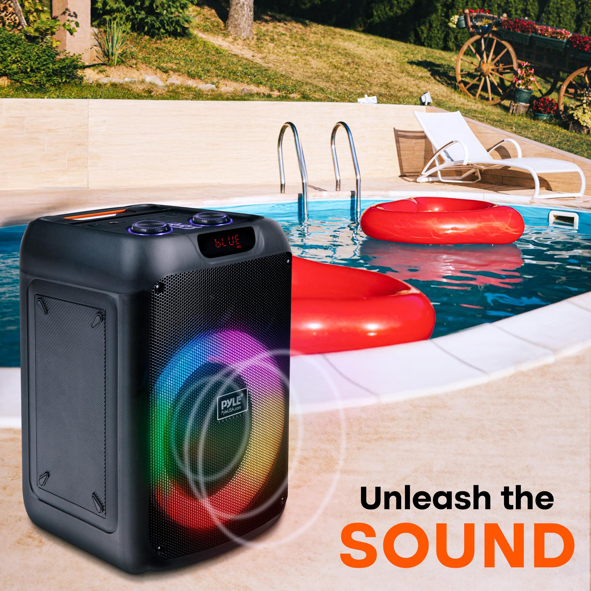 Pyle Audio Bluetooth Party Speaker - True Wireless Stereo System - Enjoy Powerful Bass and Clear Treble - Portable Big Speaker - Model PPHP8496-100W - Image 7