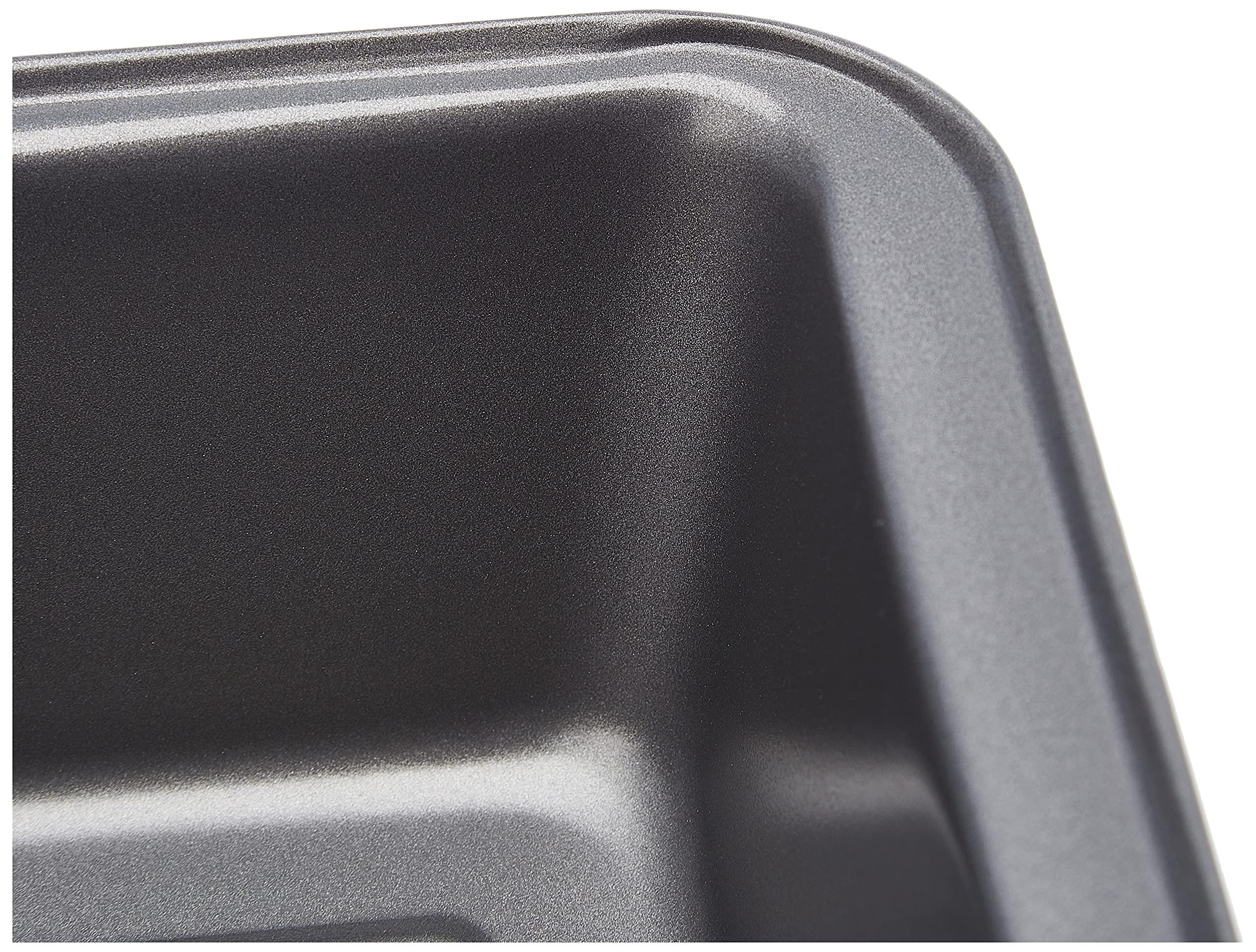 Amazon Basics Rectangular Baking Bread Loaf Pan, 9.5 x 5 Inch, Set of 2, Gray - Image 6