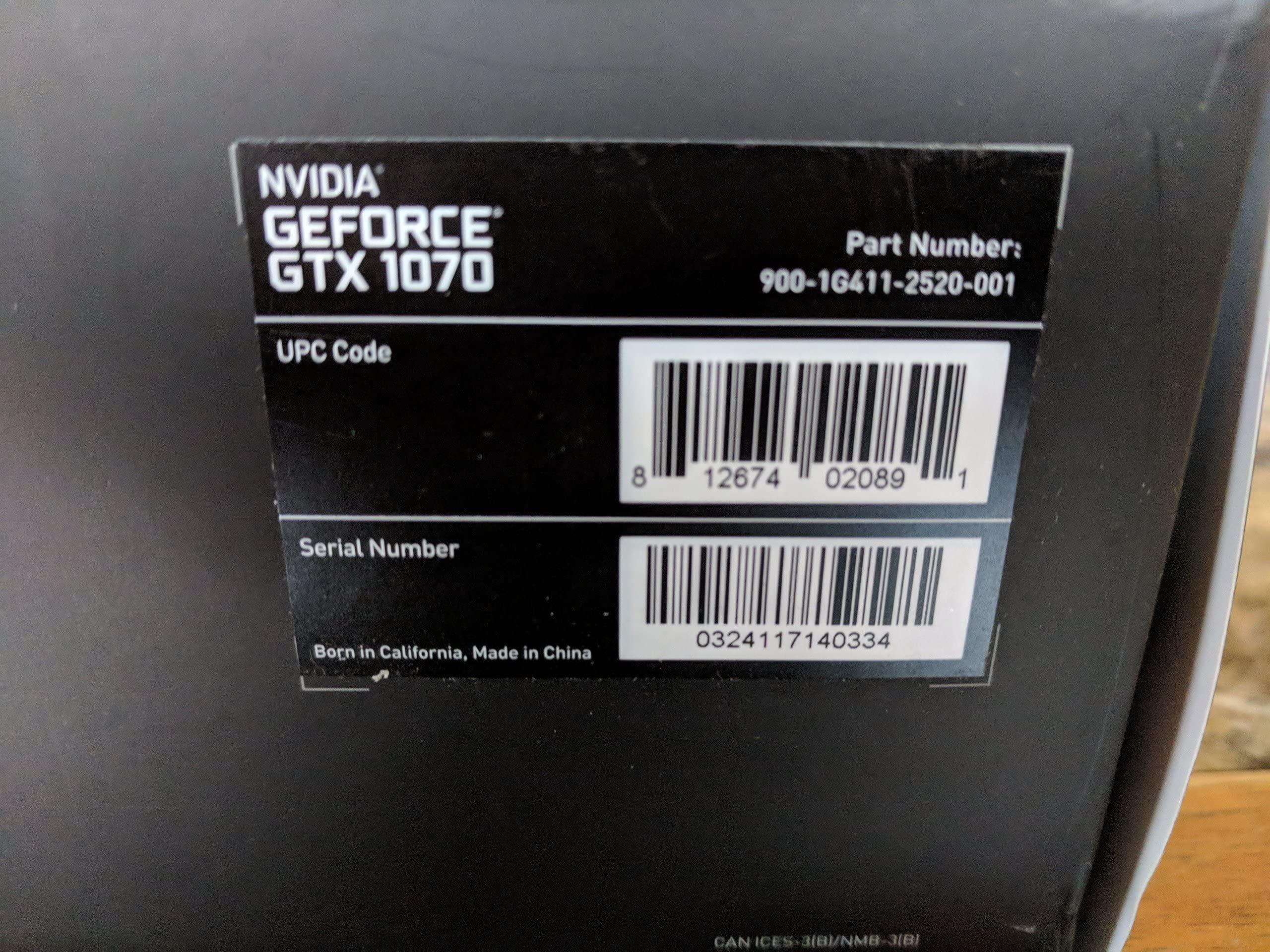 Nvidia GeForce GTX 1070 Founders Edition (Renewed) - Image 6