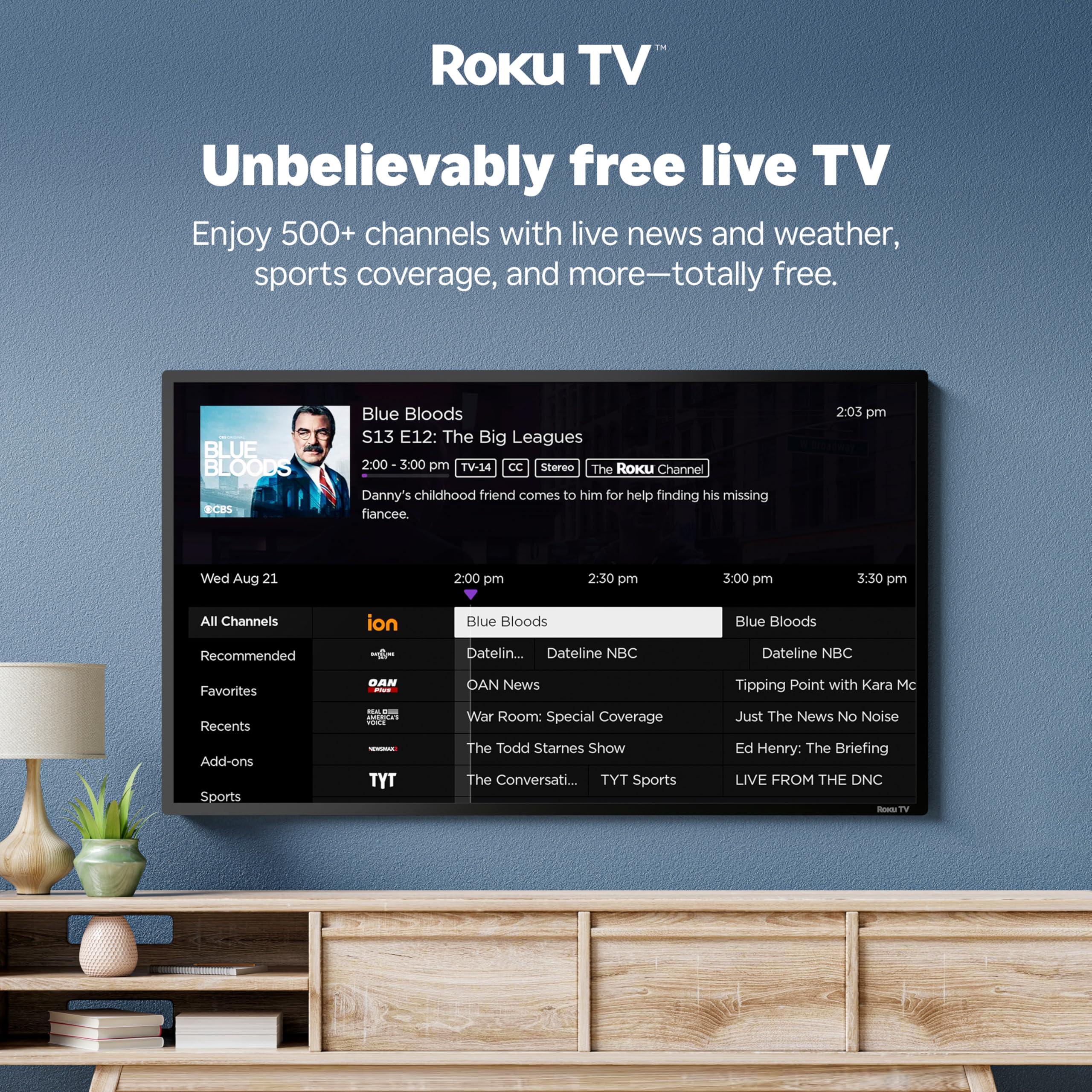 Hisense 43-Inch Class A4 Series FHD 1080p Roku TV 43A4NR, Smart, Alexa Compatibility, Google Assistant, 2024 Model, Dolby Audio, Slim Bezel Design - Image 13