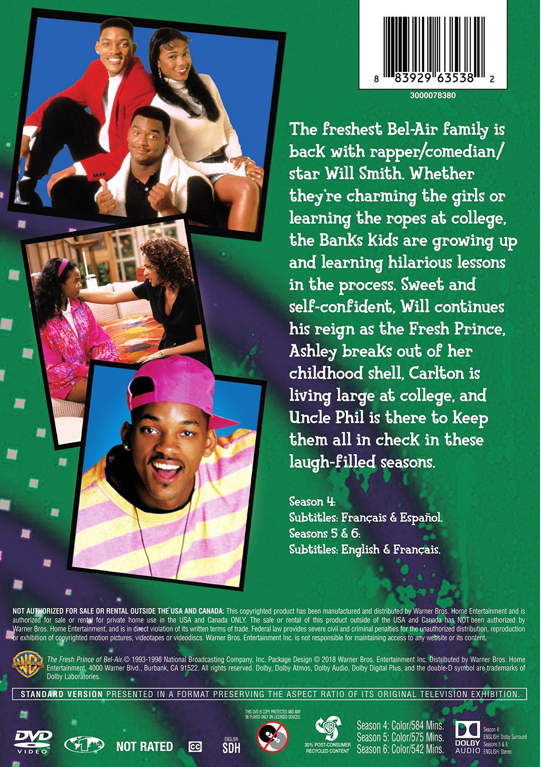 Fresh Prince of Bel-Air, The: Seasons 4-6 (3Pk) - Image 2