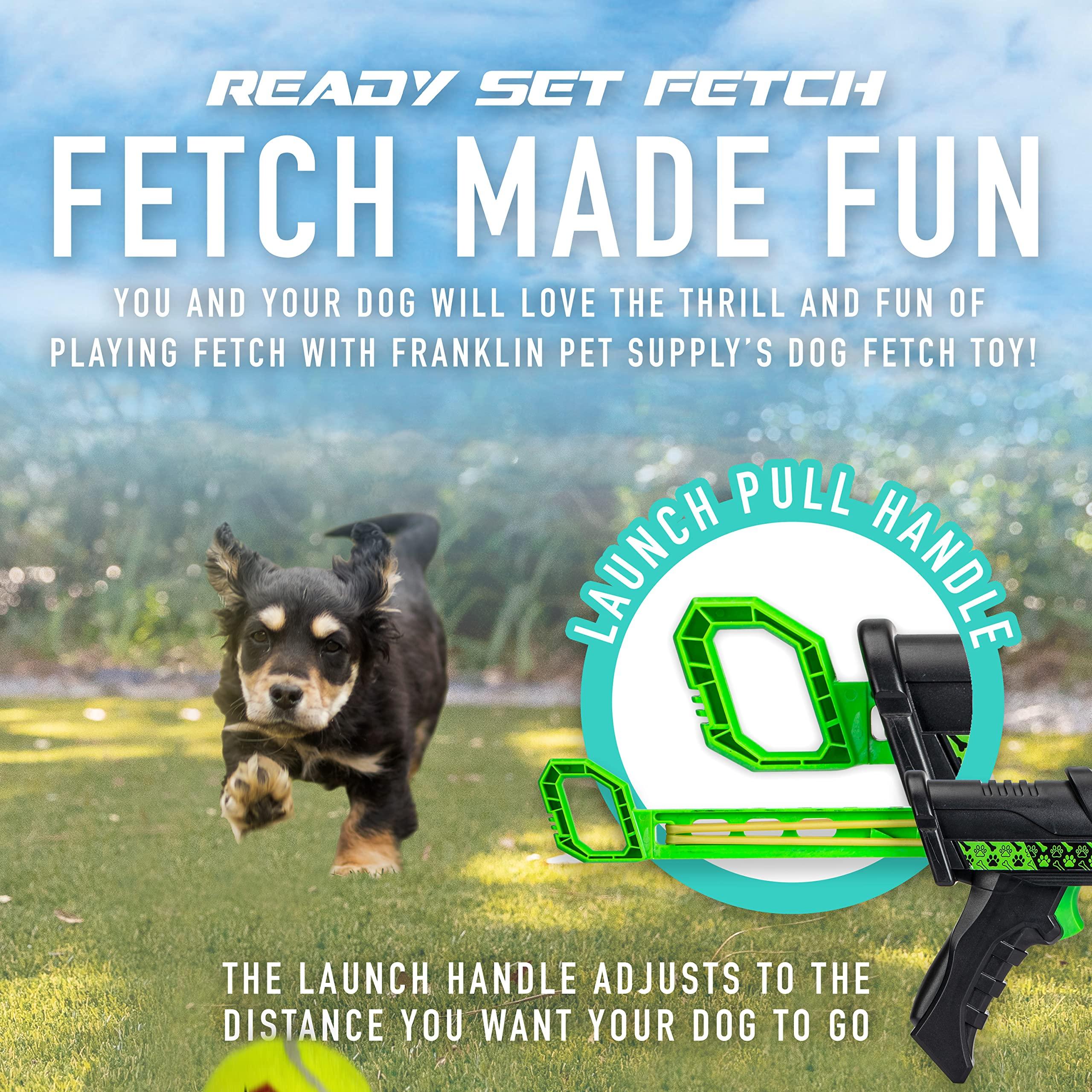 Franklin Pet Supply Co. Mini Tennis Ball Launcher for Dogs - Dog Mini Tennis Ball Thrower Cannon for Fetch + Active Play - Perfect Toy for Small Breeds - Image 2