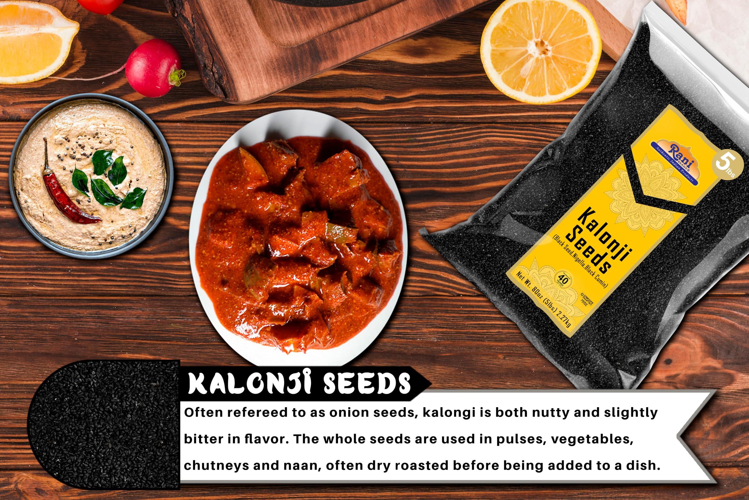 Rani Kalonji (Black Seed, Nigella Sativa, Black Cumin) Seeds 80oz (5lbs) 2.27kg Bulk ~ All Natural | Gluten Friendly | NON-GMO | Kosher | Vegan | Indian Origin - Image 7