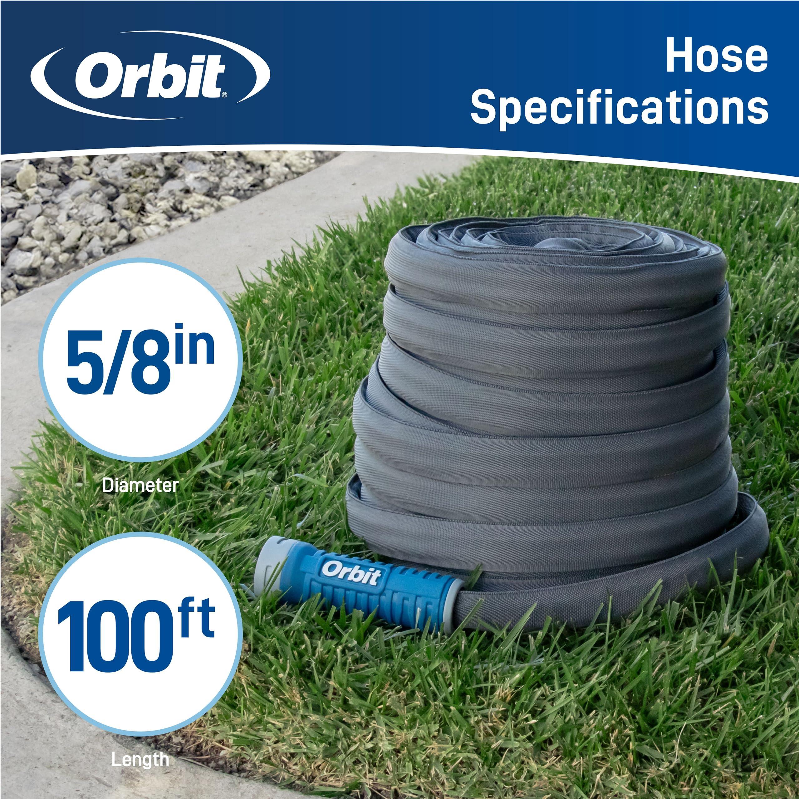 Orbit 33180 ExoJacket Fabric Garden Hose - Heavy-Duty Water Hose (100-Foot x 5/8-Inch) - Image 3