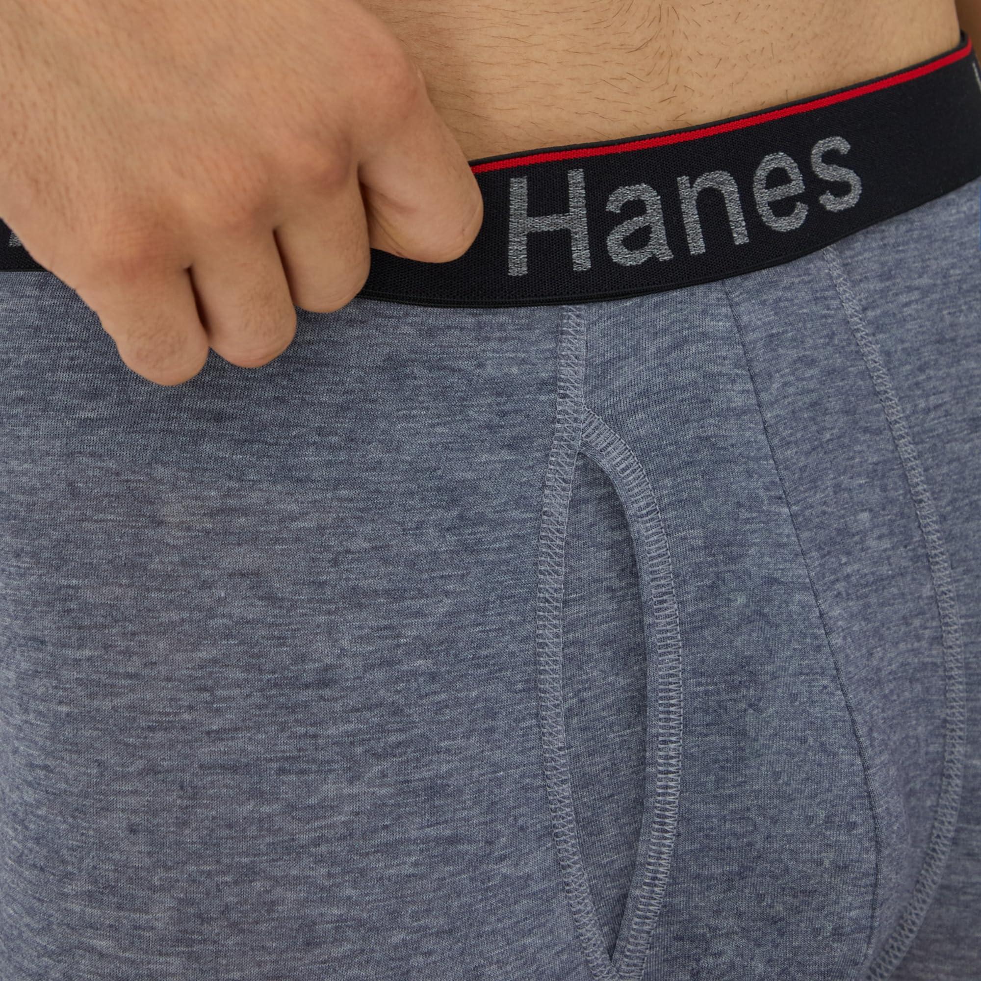 Hanes Total Support Pouch Men's Boxer Brief Underwear, Anti-Chafing, Moisture-Wicking Odor Control, 3-Pack (Reg or Long Leg) - Image 4
