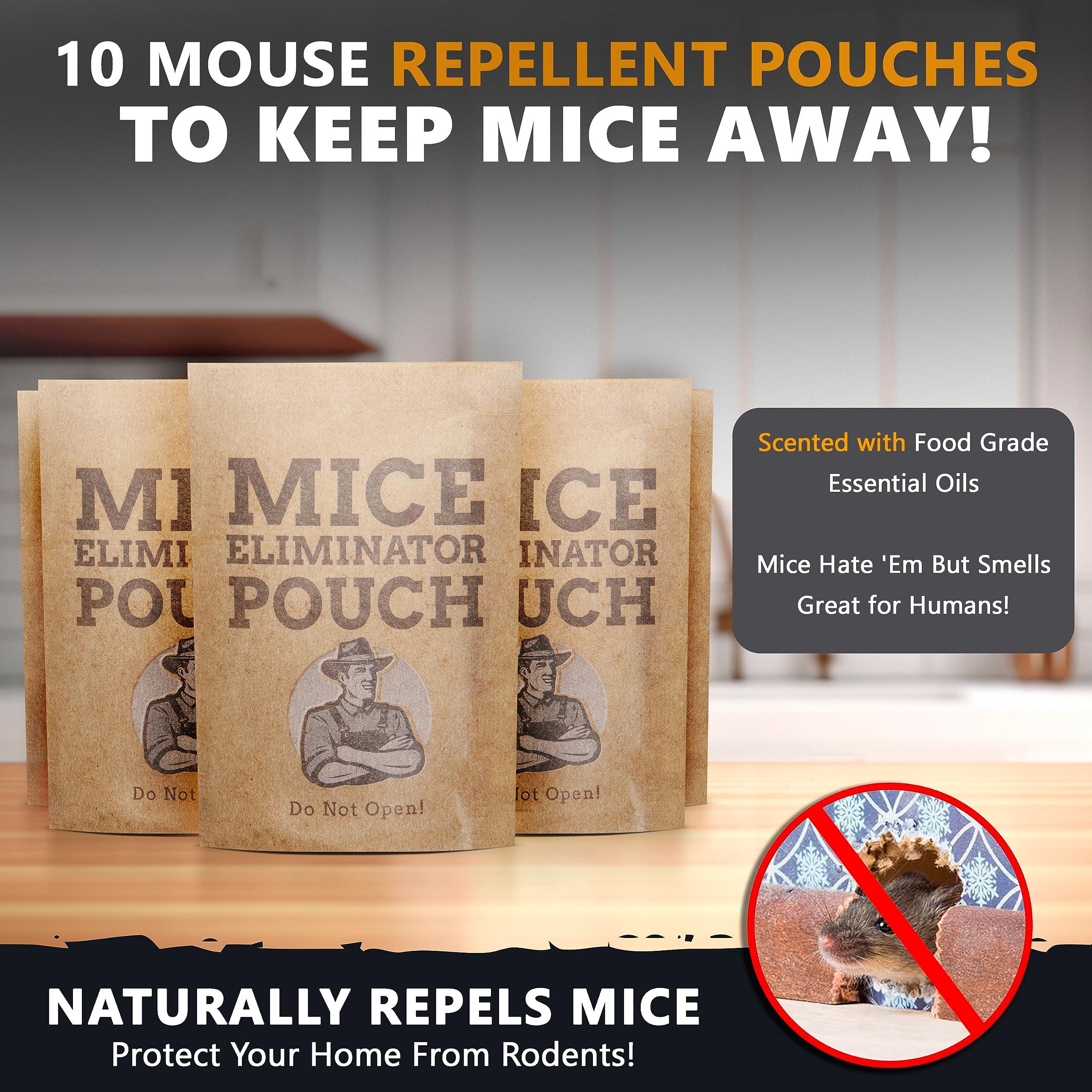 10 Pack All-Natural Mice Repellent Pouches – Harmless Peppermint Essential Oil Mouse Deterrent - Keep Mice Out of Your Home and Your Family Safe - by Tougher Than Tom - Image 3