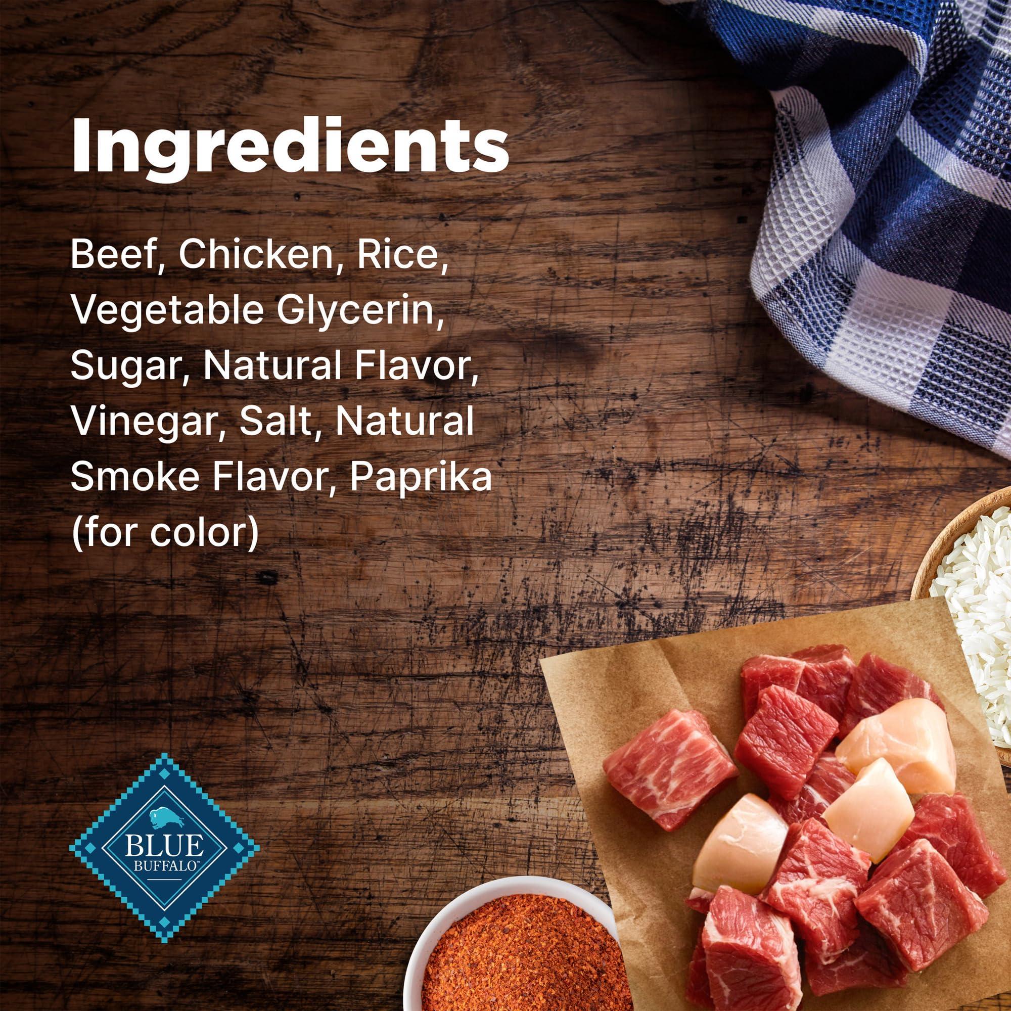 Blue Buffalo Nudges Grillers Natural Dog Treats, Made in the USA with Real Steak, 16-oz Bag - Image 5