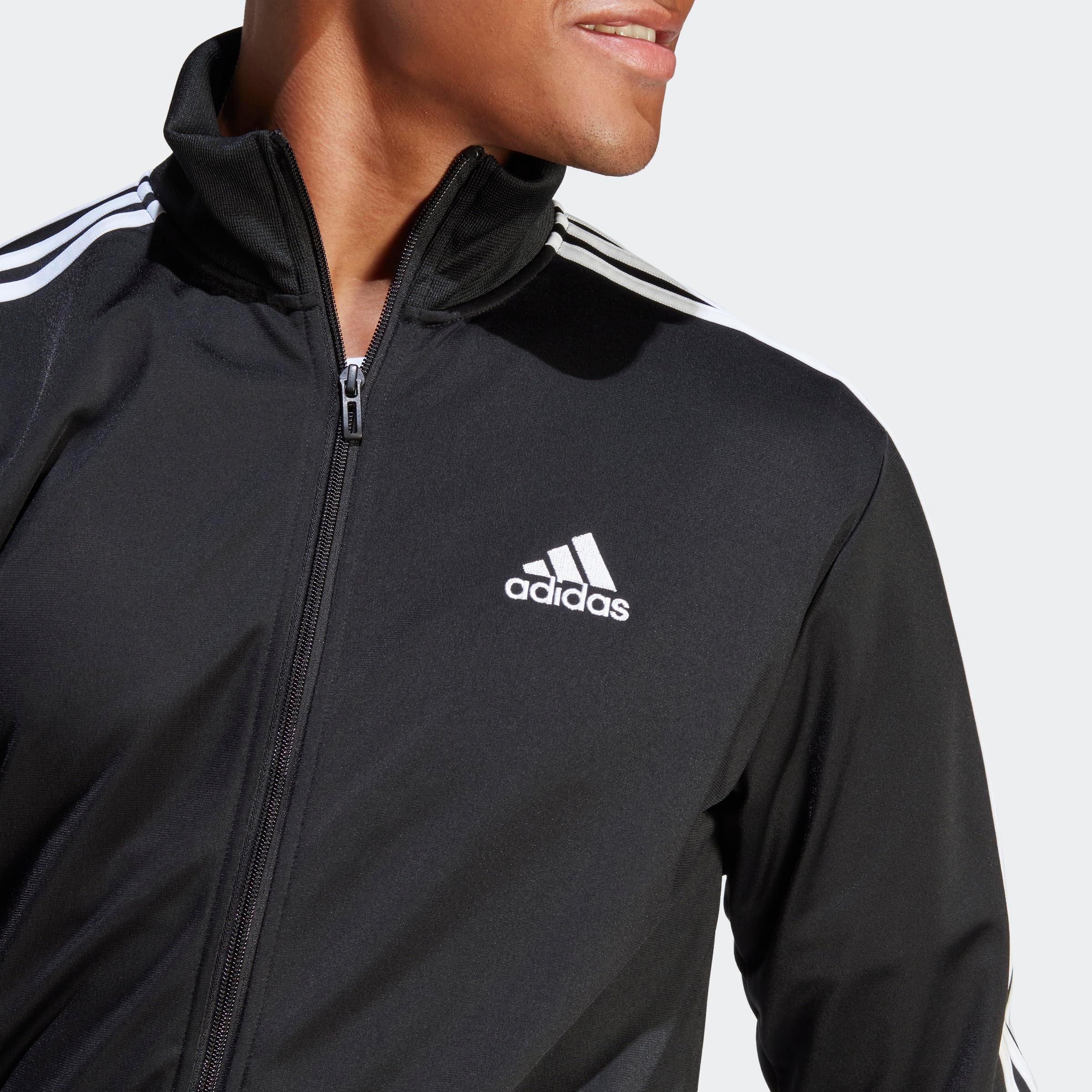 adidas Men's Size Basic 3-Stripes Tricot Track Suit - Image 2