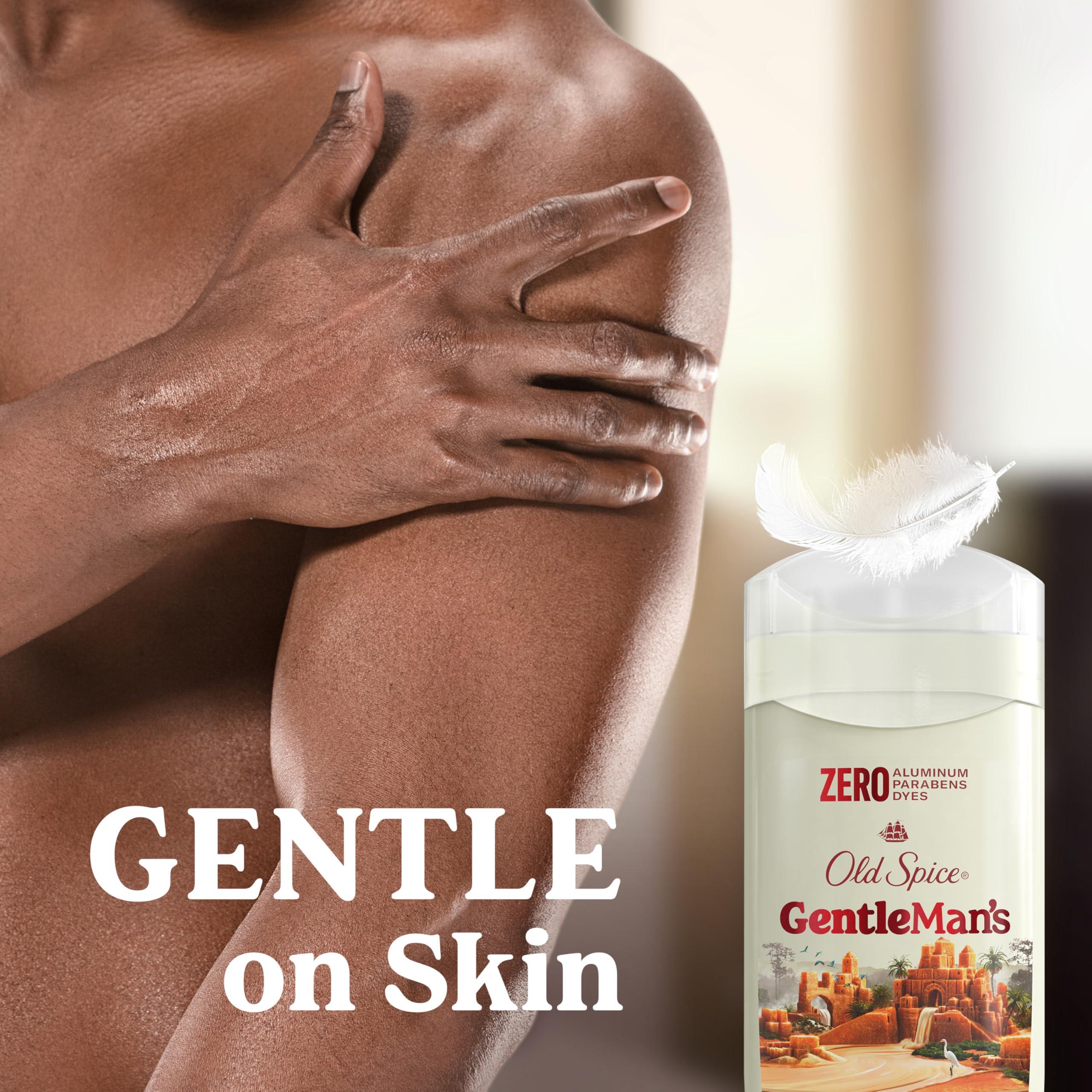 Old Spice GentleMan's Aluminum Free Dry Feel Deodorant for Men, 24/7 Lasting Freshness, Gentle on Skin with Skin Conditioners, Brown Sugar + Cocoa Butter Scent, 3.0 oz - Image 6