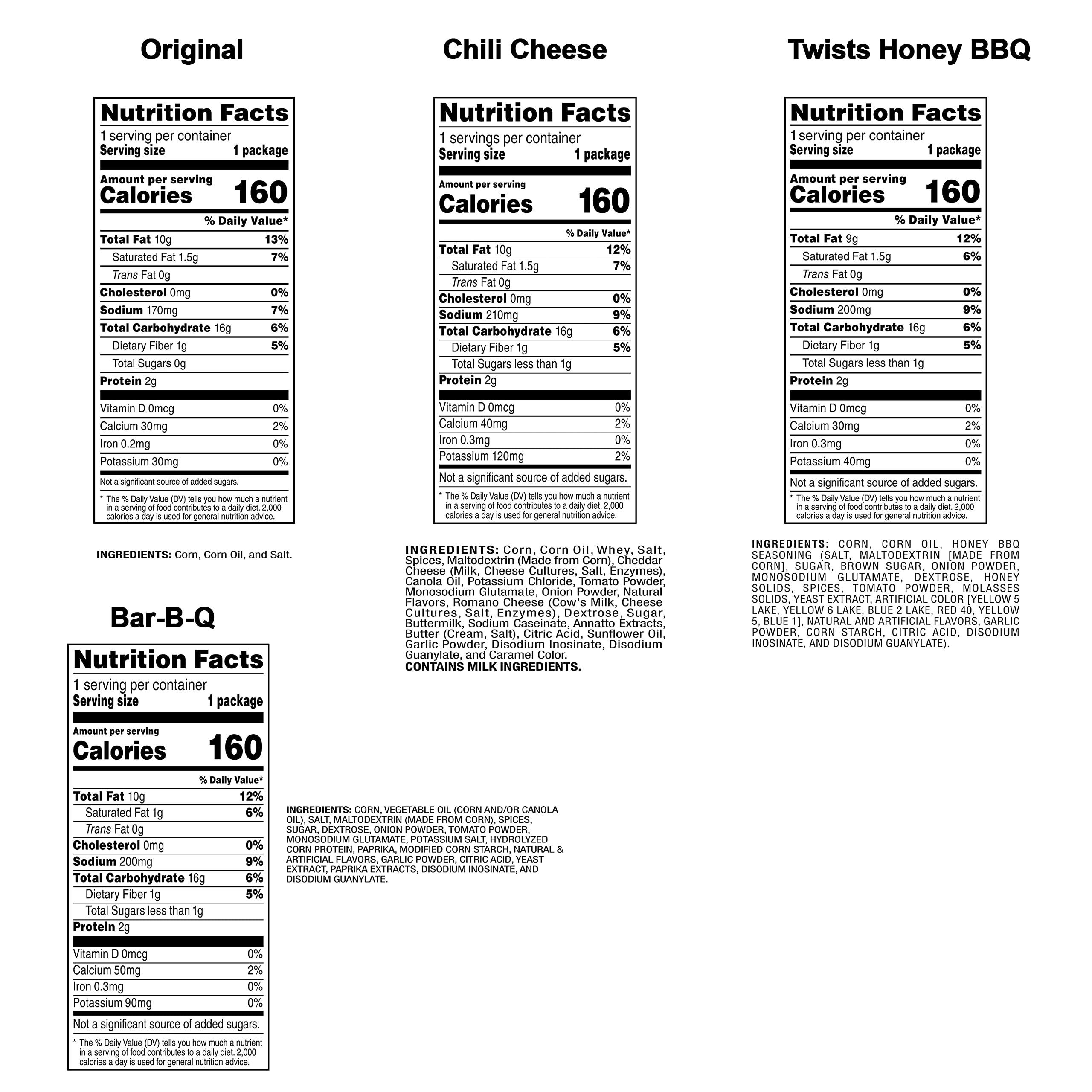 Fritos Corn Chips, Variety Pack, 1 Ounce (Pack of 40) - Image 2