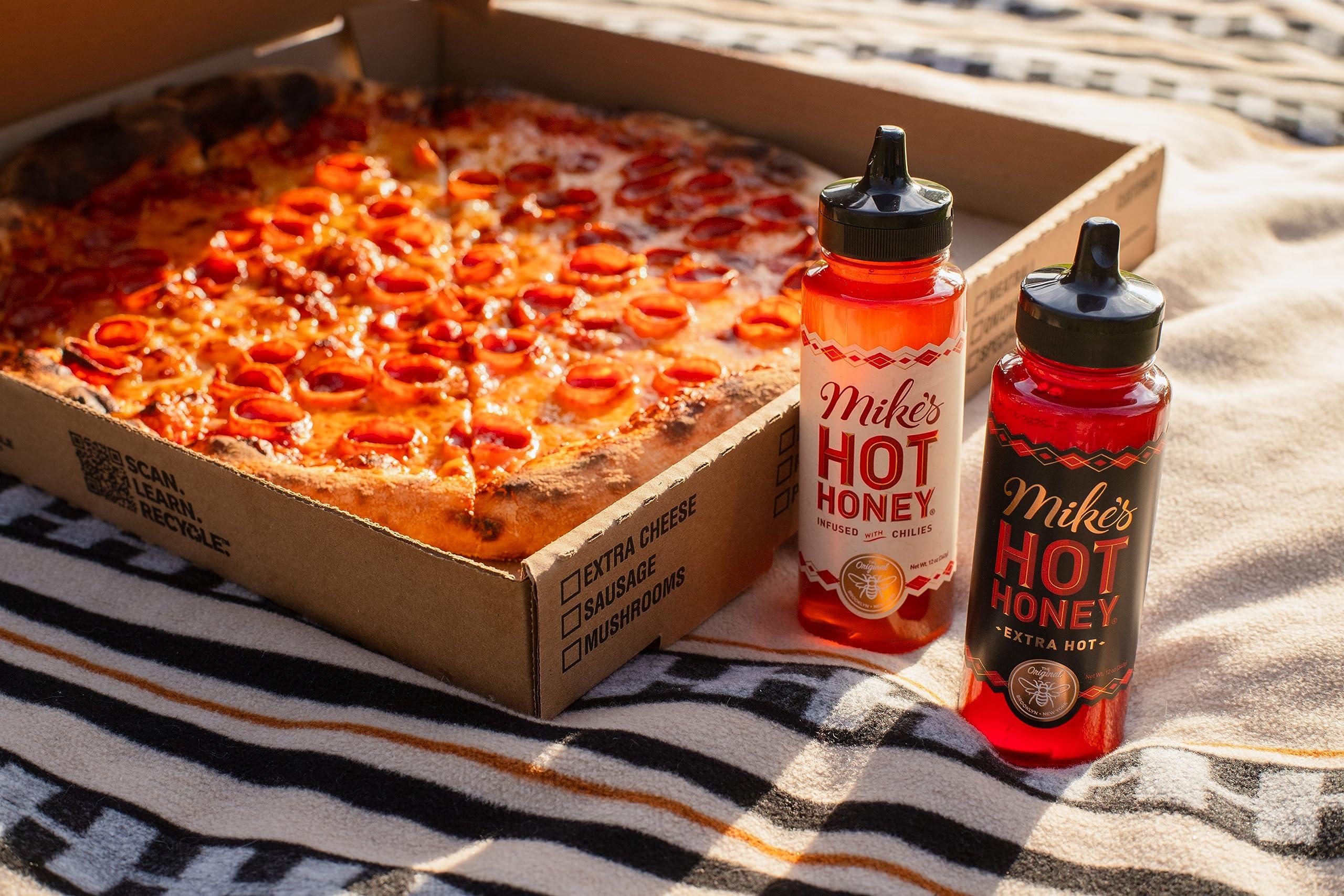 Mike's Hot Honey, America's #1 Hot Honey, 100% Pure Honey with Spicy Chili Peppers, Kosher, Gluten-Free, Paleo-Friendly (10oz Bottle, 1 Pack) - Image 4