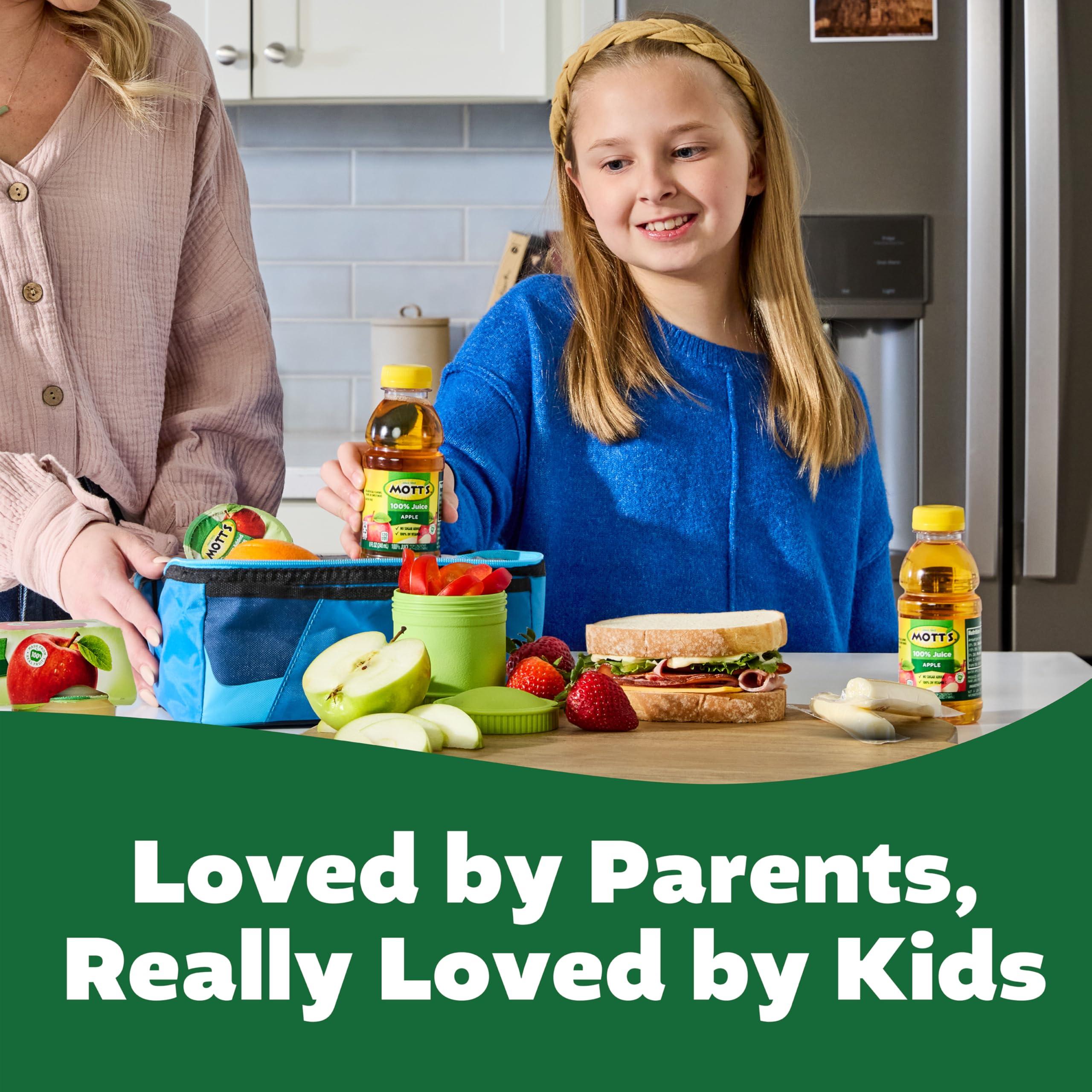 Mott's 100% Original Apple Juice, 8 Fl Oz Bottles, 24 Count (4 Packs Of 6), 2 Servings Of Fruit, 100% Fruit Juice, Gluten-free, Caffeine-free, Kosher, Contains No Artificial Colors Or Sweeteners - Image 9