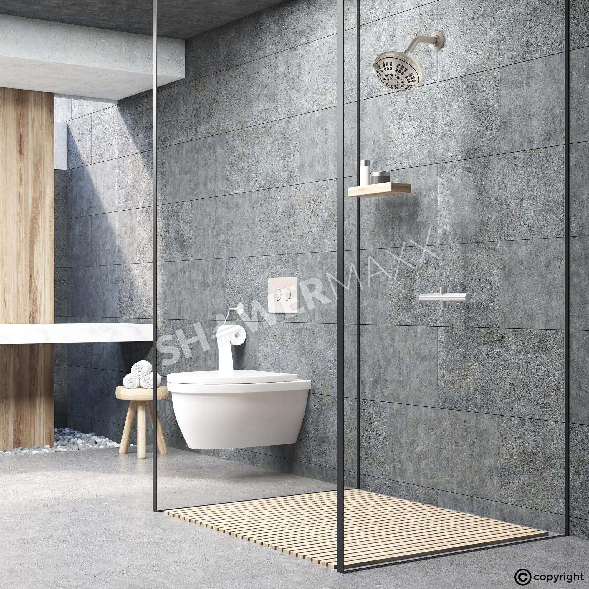 ShowerMaxx Luxury Spa Series , 6 Spray Setting, 4.5 Inch Adjustable High Pressure Shower Head Fixture for Hard Water, 360-Degree Tilt Massage Shower System - Brushed Nickel - Image 2