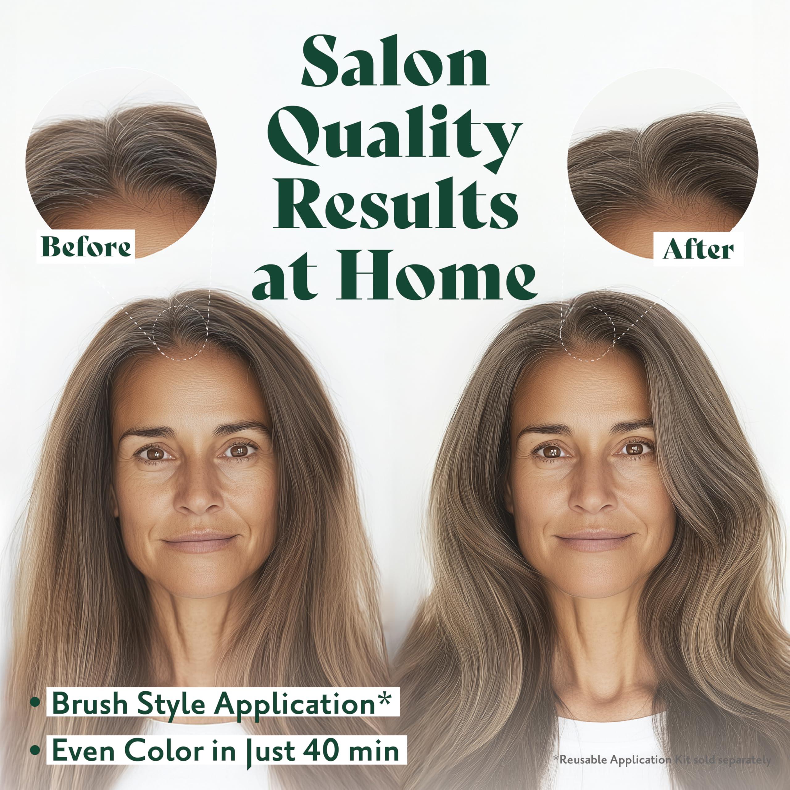 Herbatint Permanent Hair Dye For Women - 7N Blonde - For Up To 100% Gray Coverage of Resistant Gray Hair - Ammonia-Free, Alcohol-Free & Vegan - Salon Influenced Hair Color 5.75 fl oz - Image 5