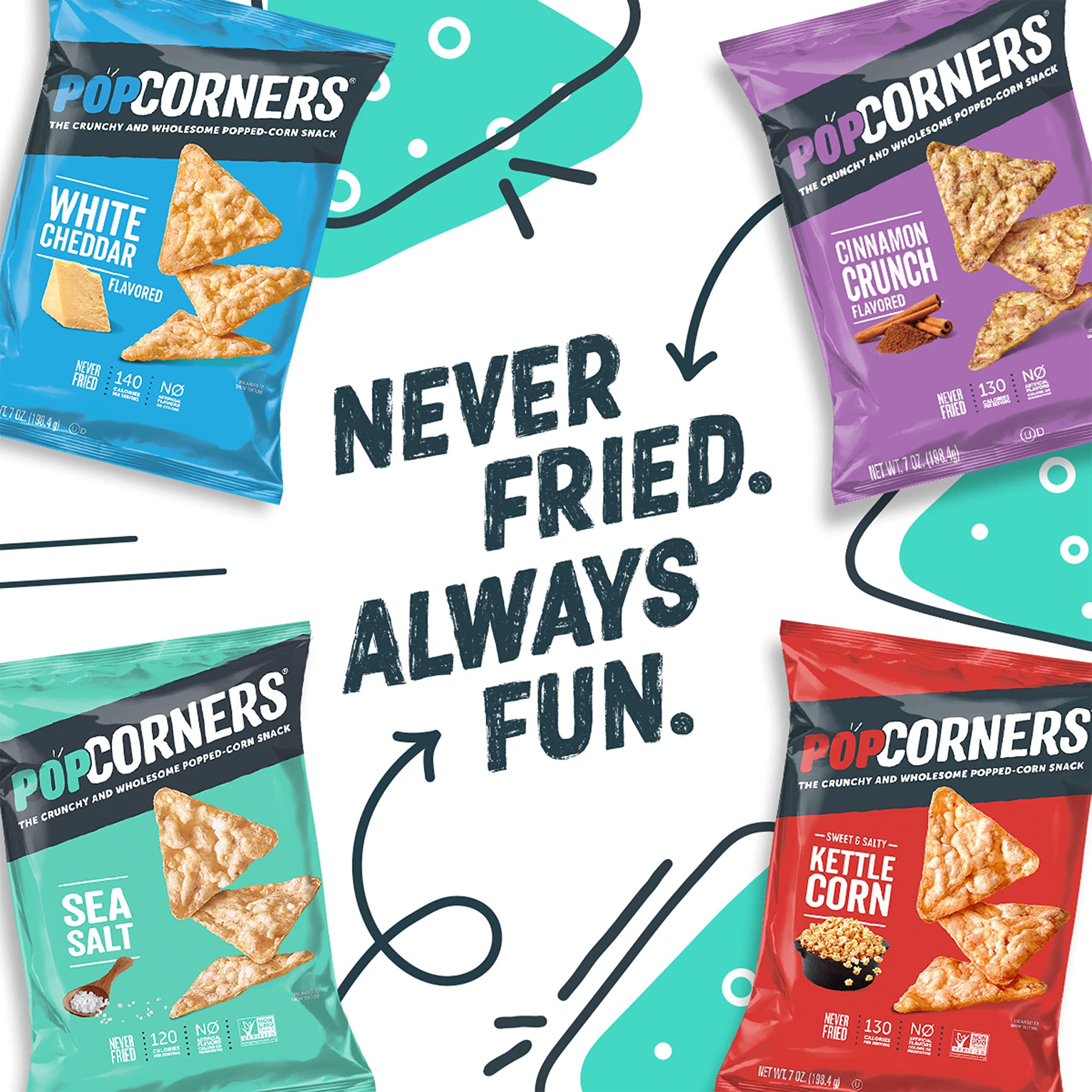 PopCorners Popped Corn Snacks, Sampler Pack, 1 Ounce (Pack of 20) (Assortment May Vary) - Image 4