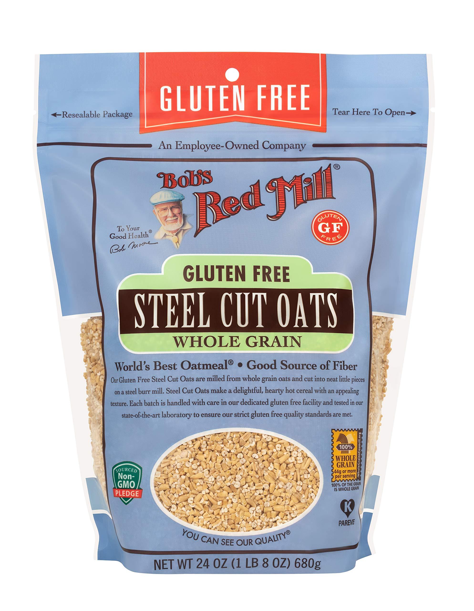 Bob's Red Mill Gluten Free Steel Cut Oats, 24-ounce