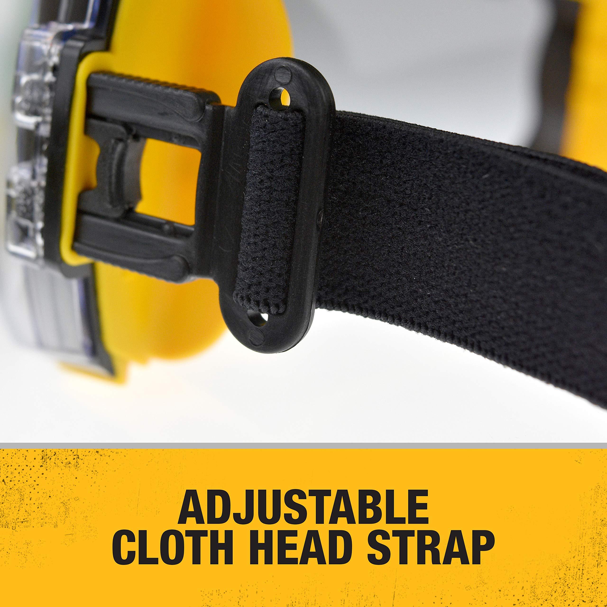 Dewalt DPG82 Concealer Anti-Fog Dual Mold Safety Goggle - 1 Pair - Image 5