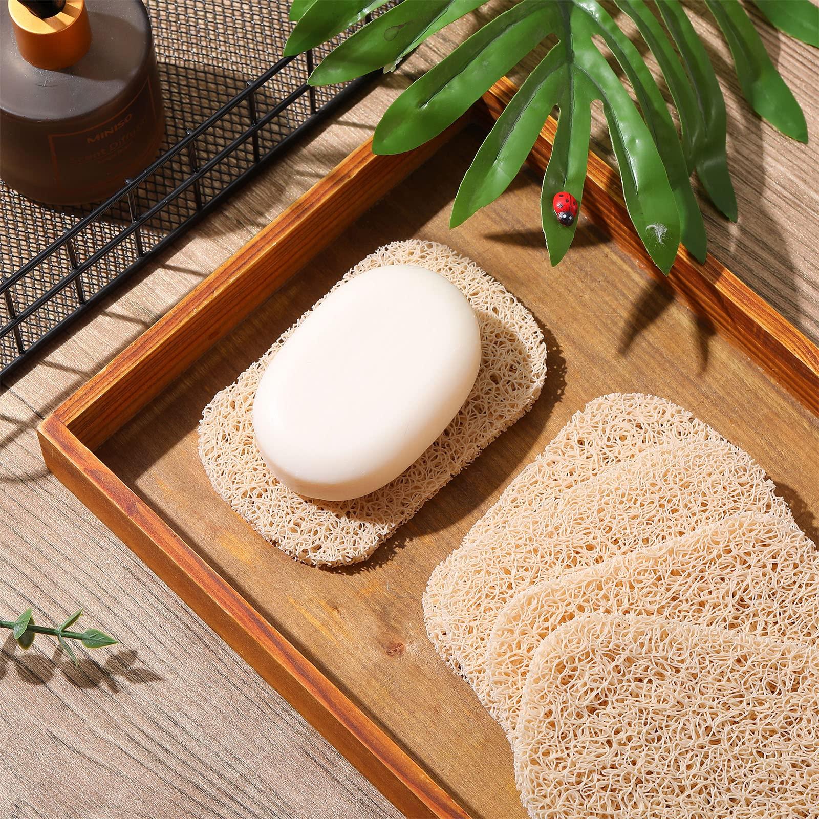 Soap Savers Pads Draining Lift Pad Bar Dish Soap Saver Holder Accessories Draining Mat for Shower Kitchen Bathroom Travel Hotel Cleaning(Beige,80 Pcs) - Image 6