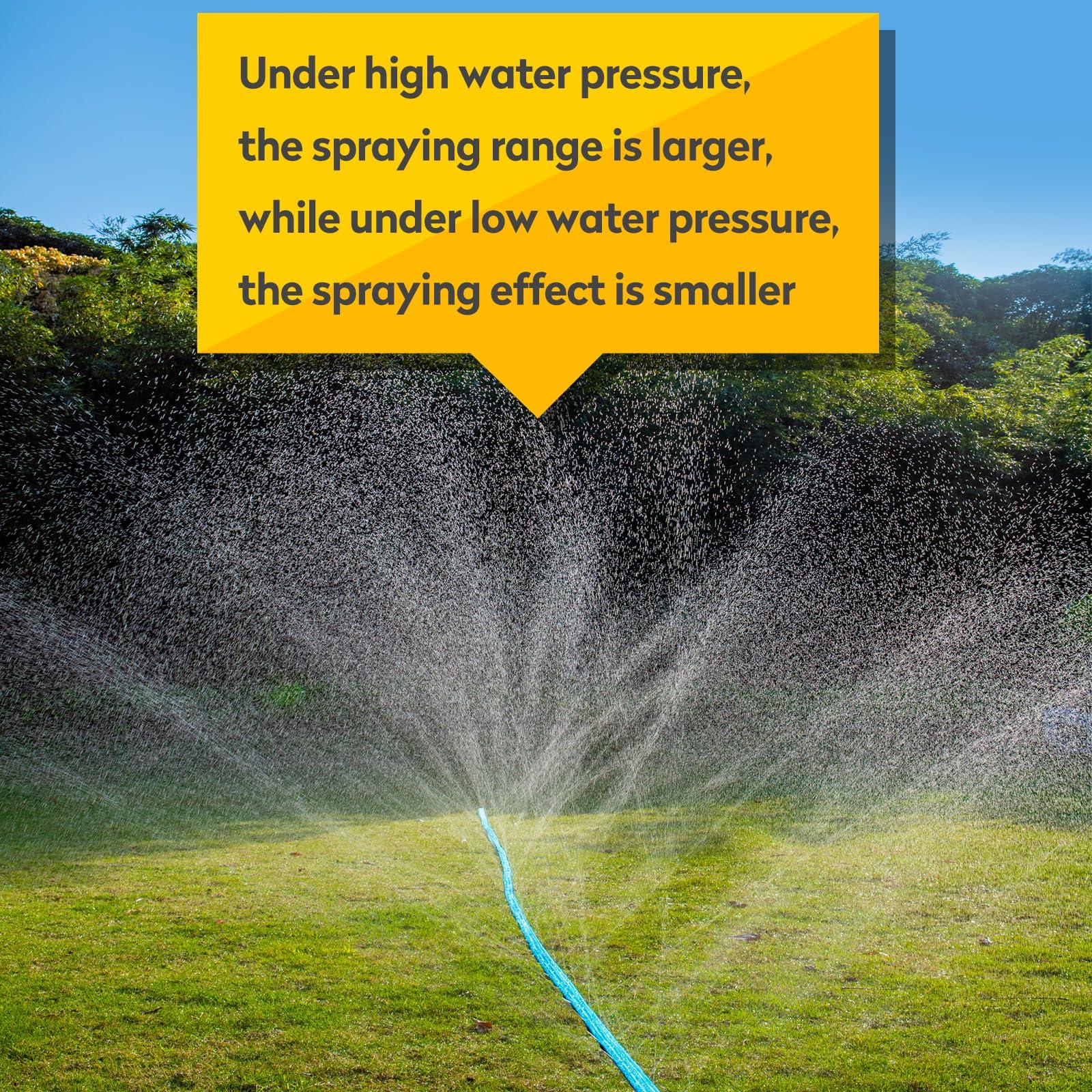 Winisok Sprinkler Hose 100FT, Heavy Duty Watering Hoses, Efficient Irrigation Tubing for Garden Lawn Sprinklers System with 40 Pack Staples - Image 5