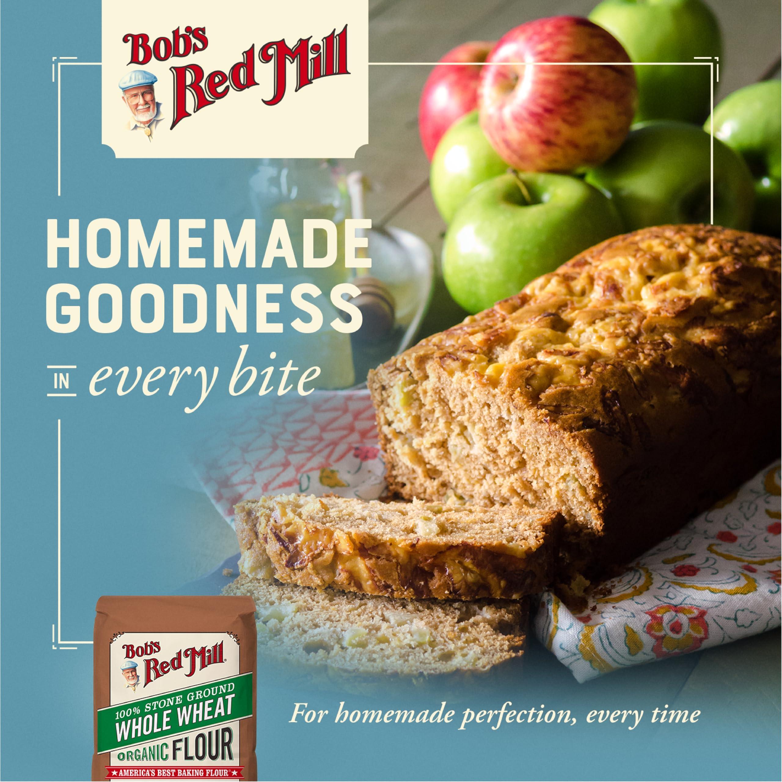 Bob's Red Mill Organic Whole Wheat Flour, 5lb (Pack of 1) - Non GMO, Whole Grain, Vegan, Kosher - Image 8