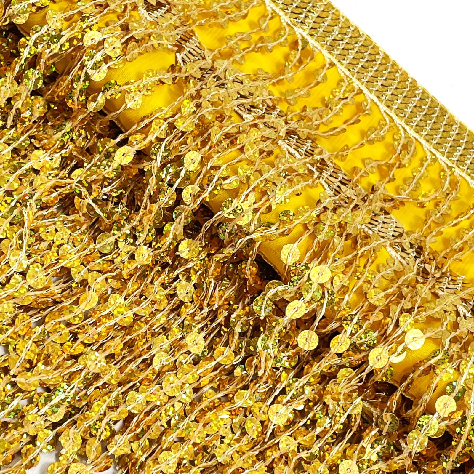 Sequin Skirt Boho Sequin Tassel Hip Scarf Sparkly Skirts Belly Dance Skirt Glitter Skirt Rave Sparkle Skirt for Women Girls - Image 4