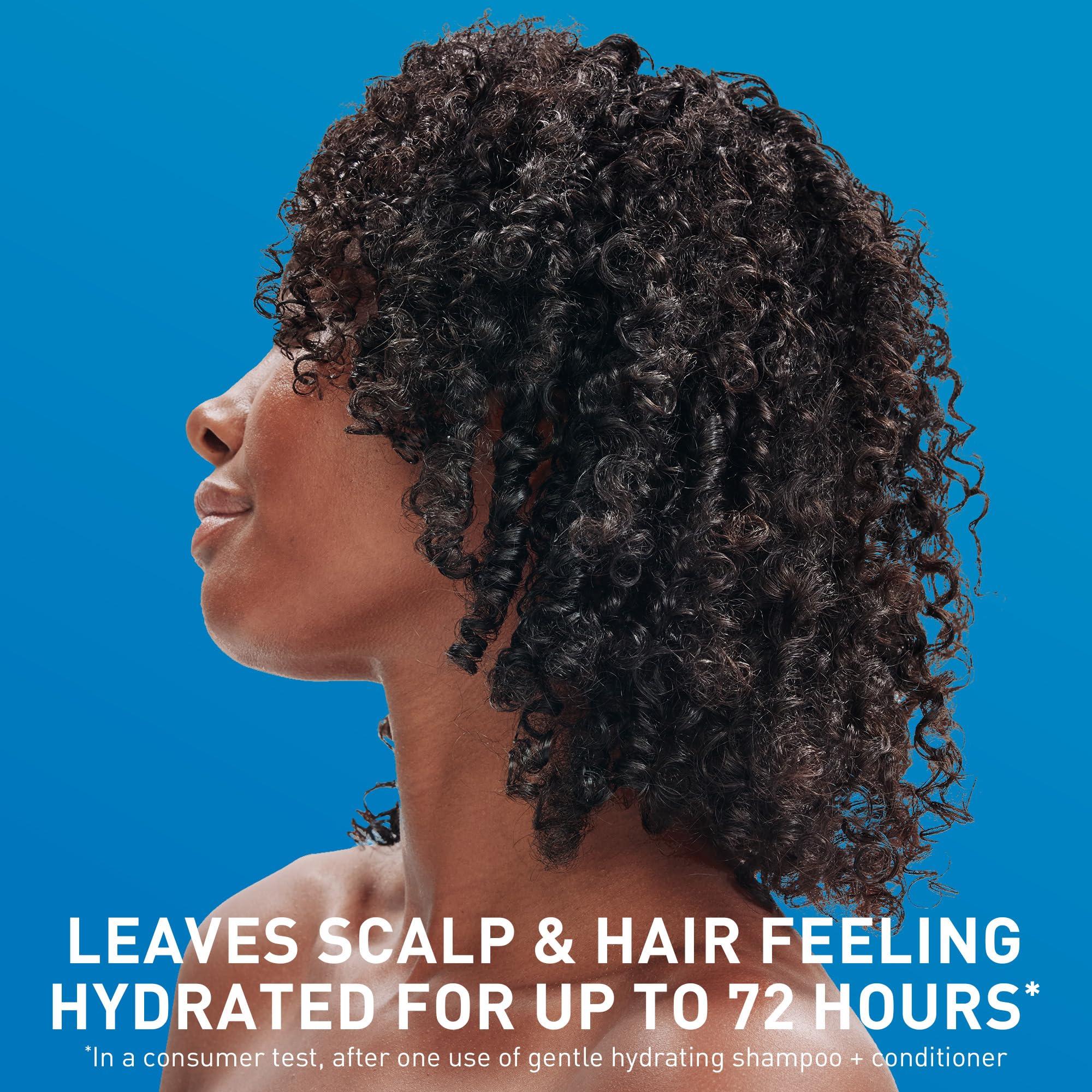 CeraVe Gentle Hydrating Shampoo, With Ceramides, Niacinamide & Hyaluronic Acid For Soft, Healthy Looking Hair & Scalp, Sulfate Free & Color Safe Shampoo, For All Hair Types, 12 Oz - Image 5