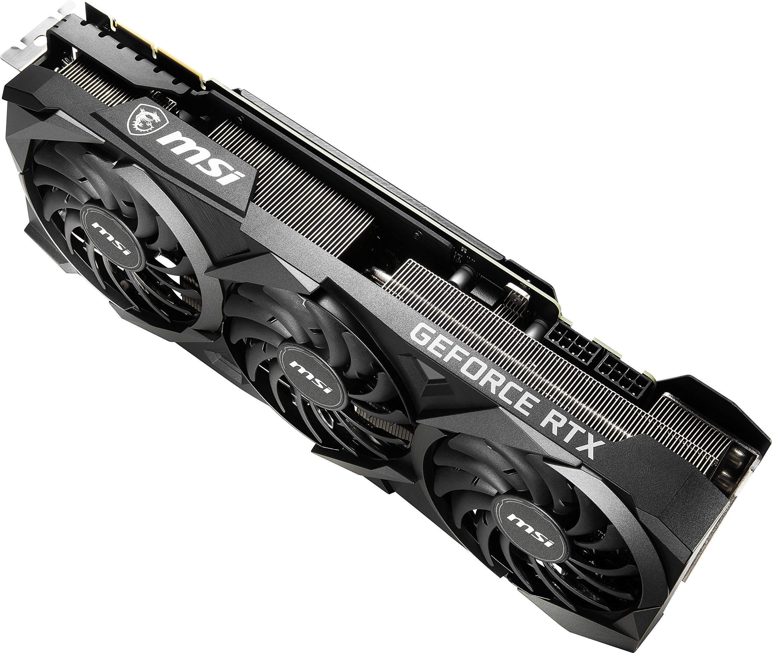 MSI Gaming GeForce RTX 3090 24GB GDRR6X 384-Bit HDMI/DP Nvlink Torx Fan 3 Ampere Architecture OC Graphics Card (RTX 3090 VENTUS 3X 24G OC) (Renewed) - Image 6