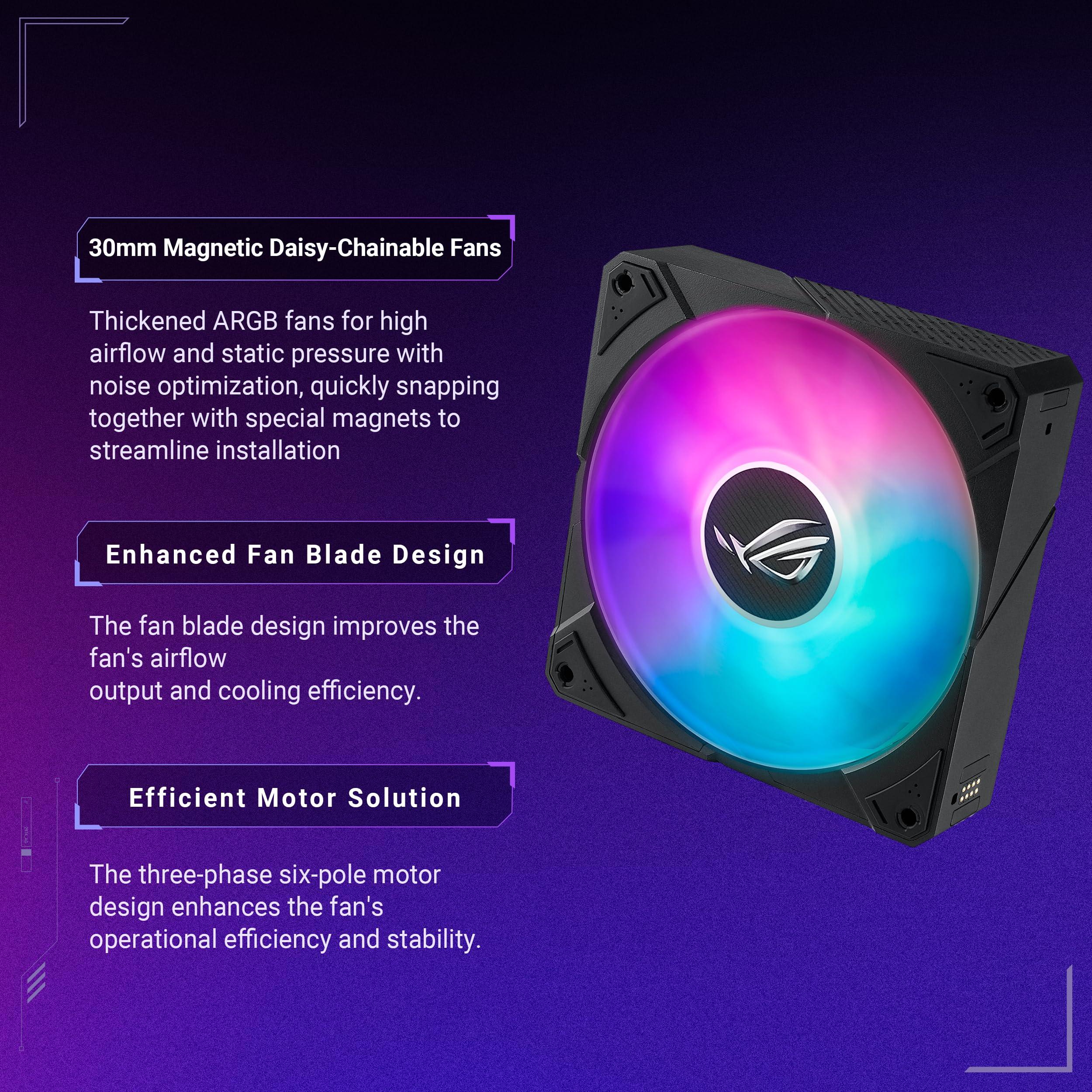 ASUS ROG RYUJIN III 360 ARGB EXTREME all-in-one AIO CPU liquid cooler, AMD Ryzen 9000 & Intel® Core™ Ultra Ready, Asetek Gen8 V2 pump; high airflow static pressure magnetic fans; customizable 3.5" LCD - Image 3