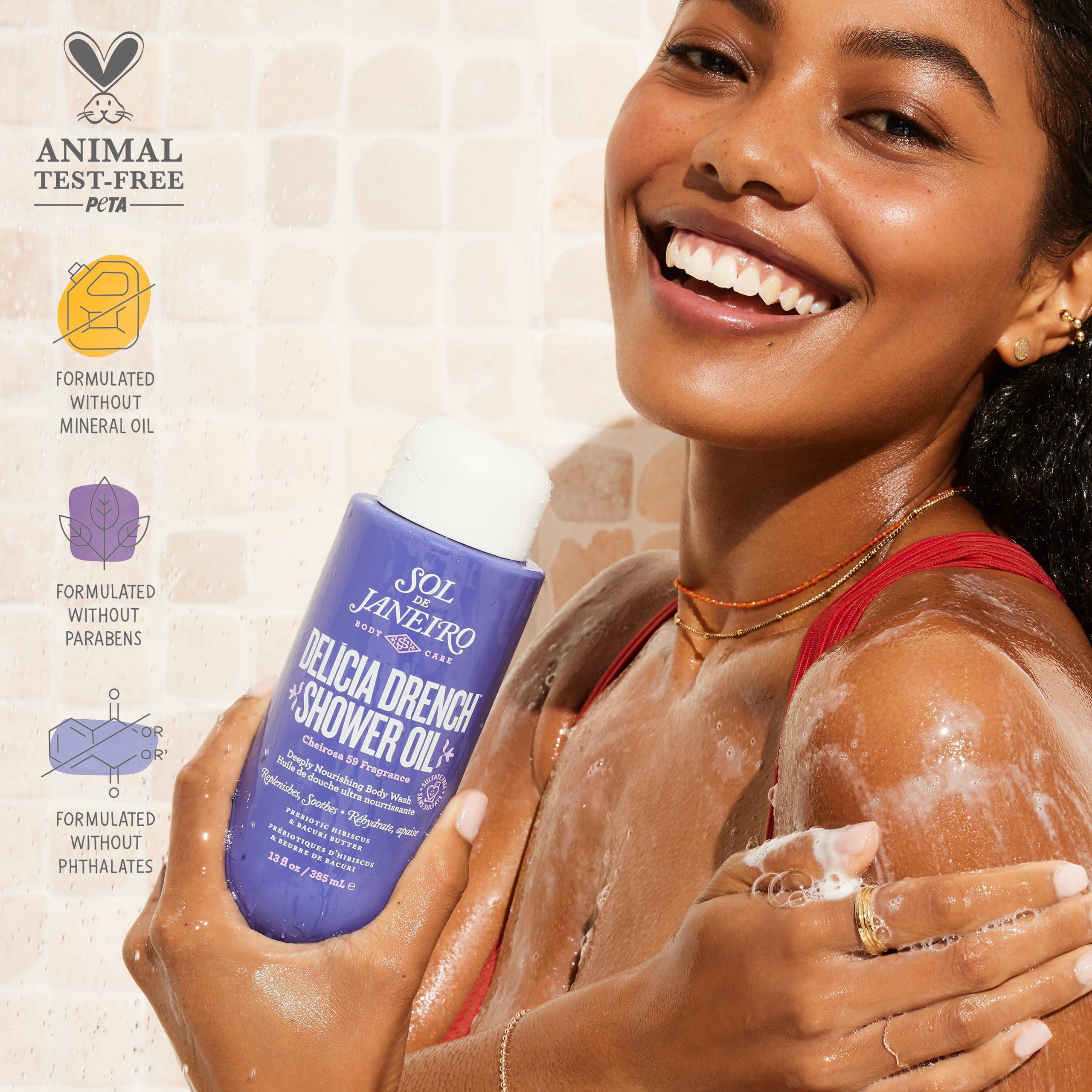 Sol de Janeiro Delicia Drench Shower Oil Moisturizing Cleansing Oil - Image 8
