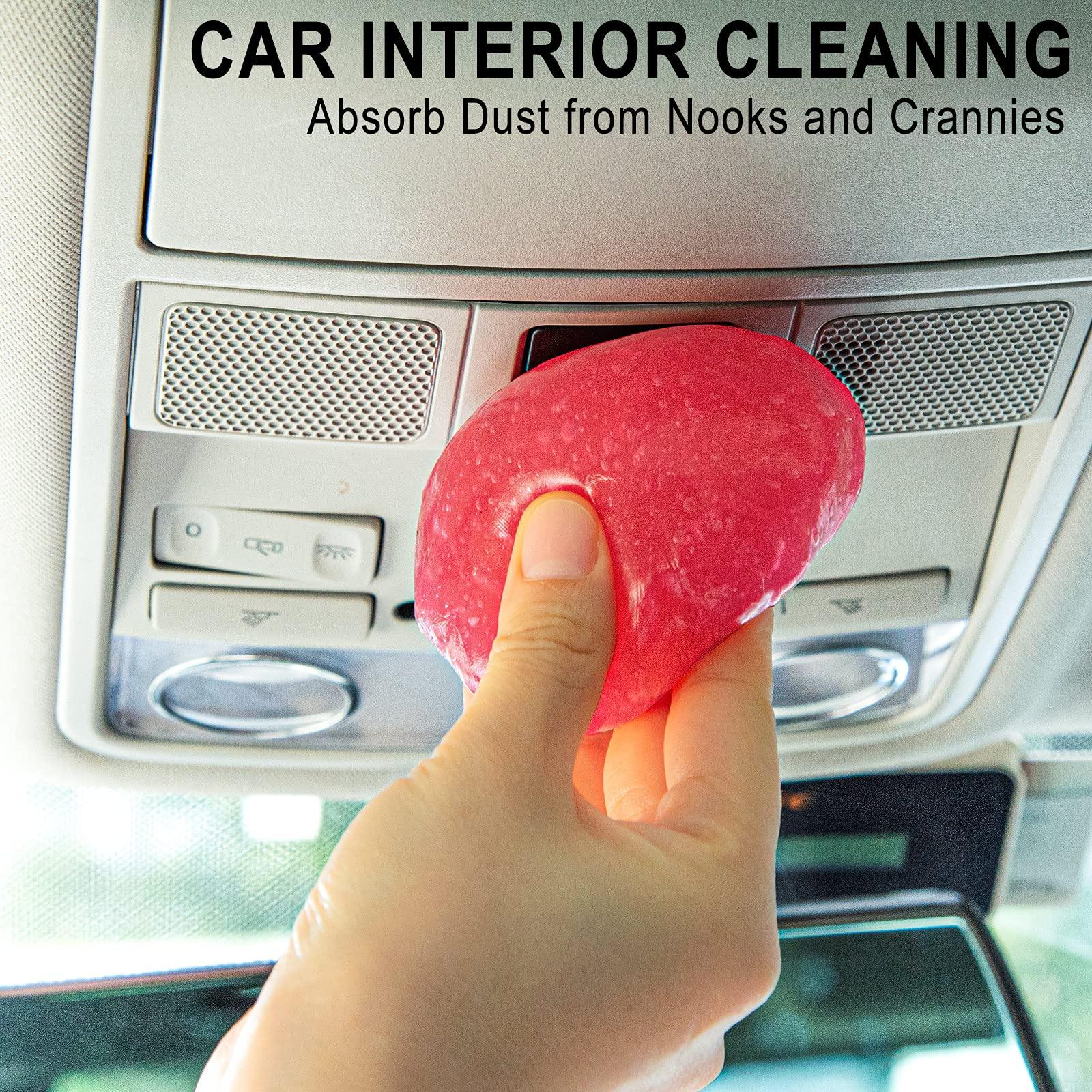 TICARVE Car Cleaning Gel Detailing Putty Car Putty Auto Detailing Tools Car Interior Cleaner Cleaning Slime Car Accessories Keyboard Cleaner Rose/NT WT: 5.6 oz (160 gr) - Image 2
