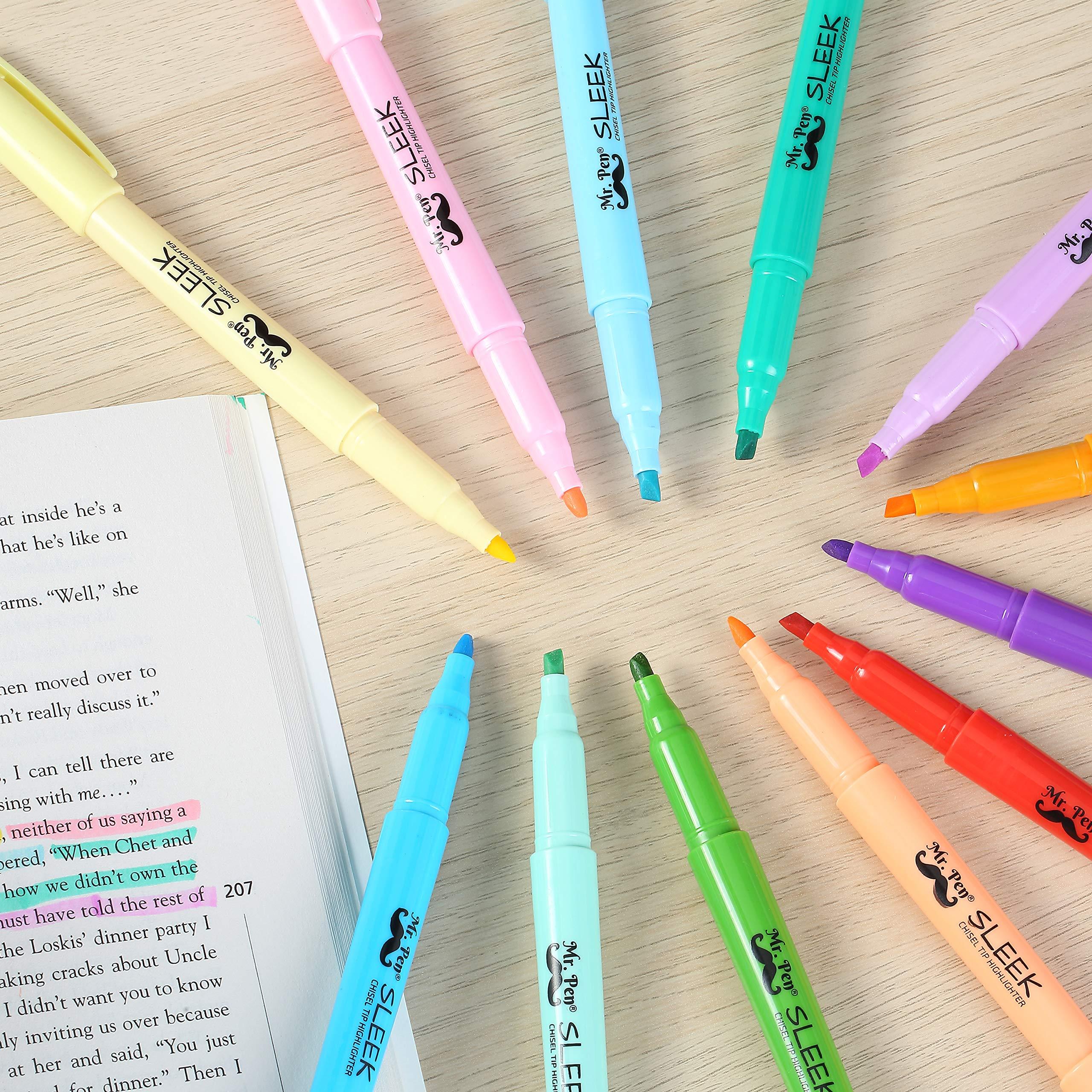Mr. Pen- Pastel Highlighters, 12 Pack, Assorted Colors, Fast Dry, Highlighter Pastel, Set, Bible Journaling Highlighter, Marker, Colored School Supplies - Image 6