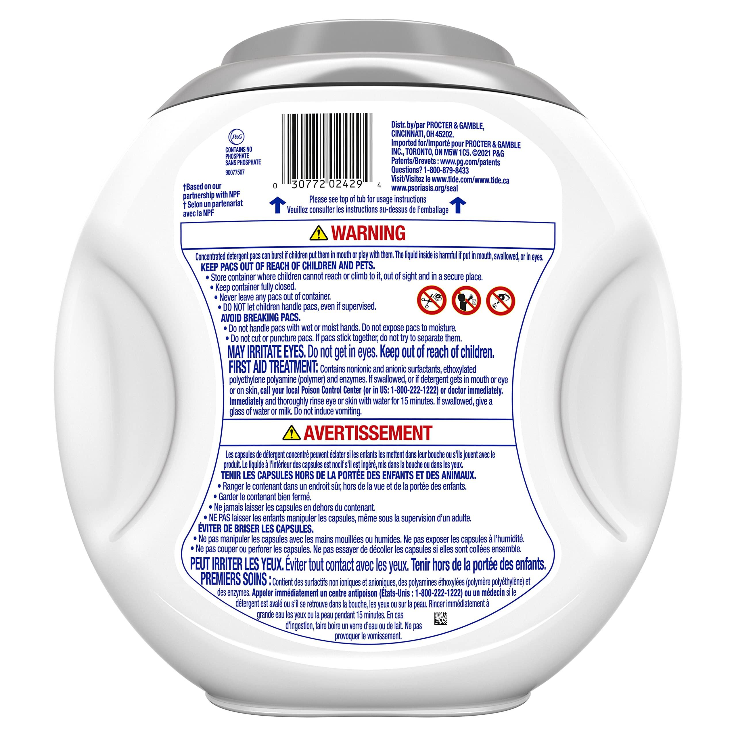 Tide Hygienic Clean Heavy Duty 10x Free Power PODS Laundry Detergent, 25 count, Unscented, For Visible and Invisible Dirt - Image 2